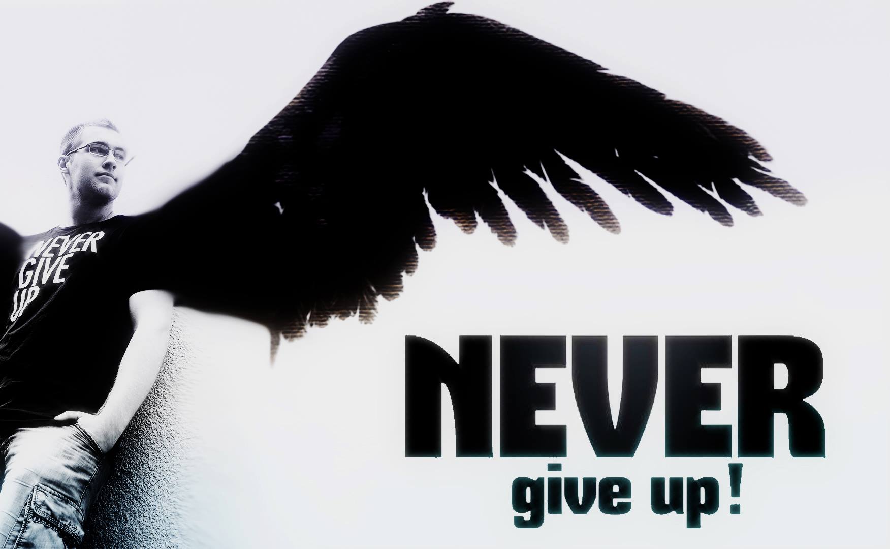 Never Give Up Angel Wallpaper and Background Image