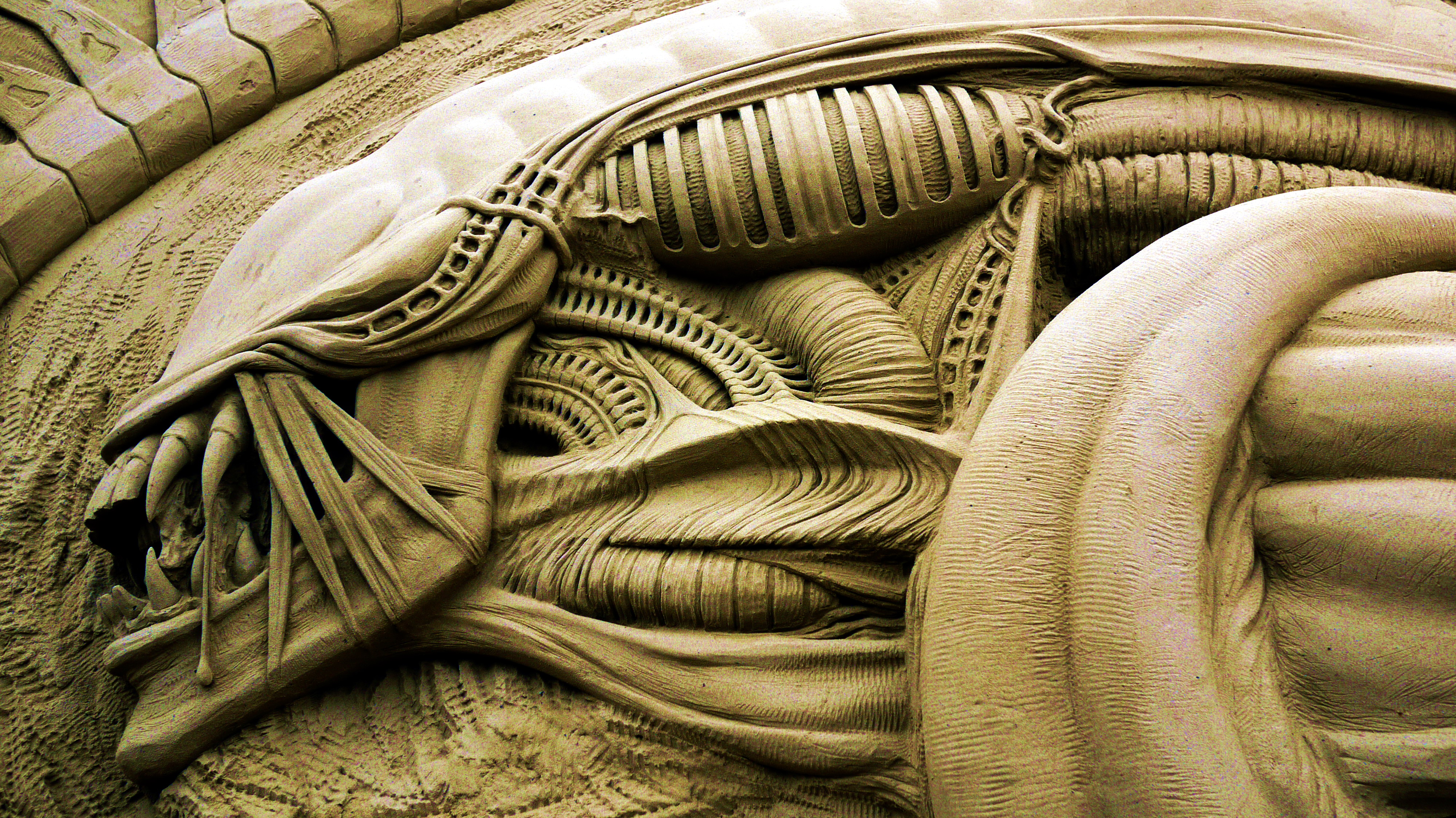 Alien 4k Ultra HD Wallpaper Background Image 4000x2248