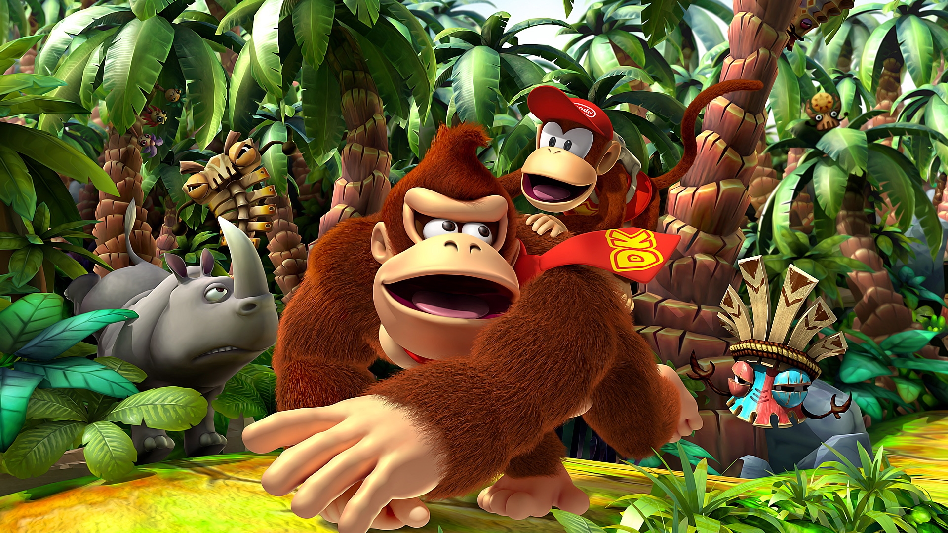Diddy & Donkey Kong HD Wallpaper Adventure