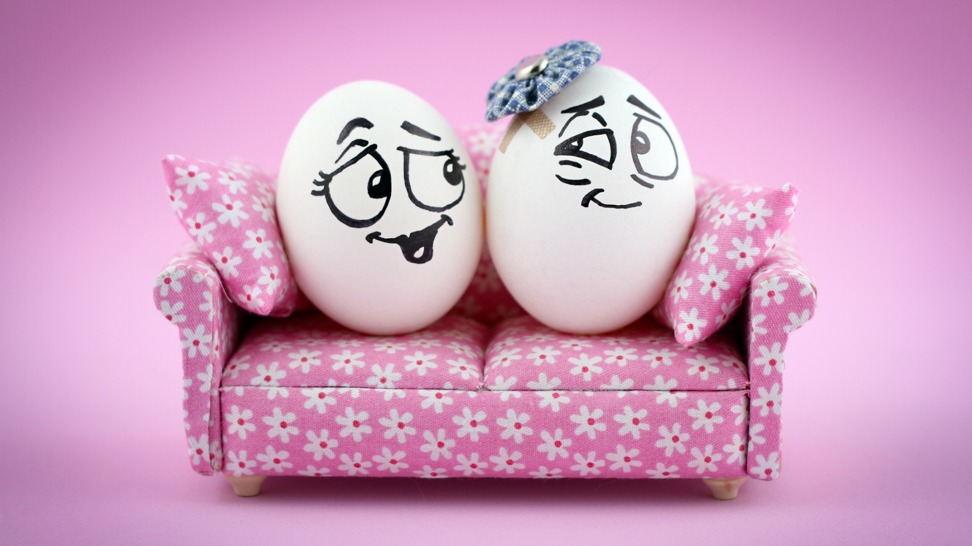 Download Couple Funny Egg HD Wallpaper