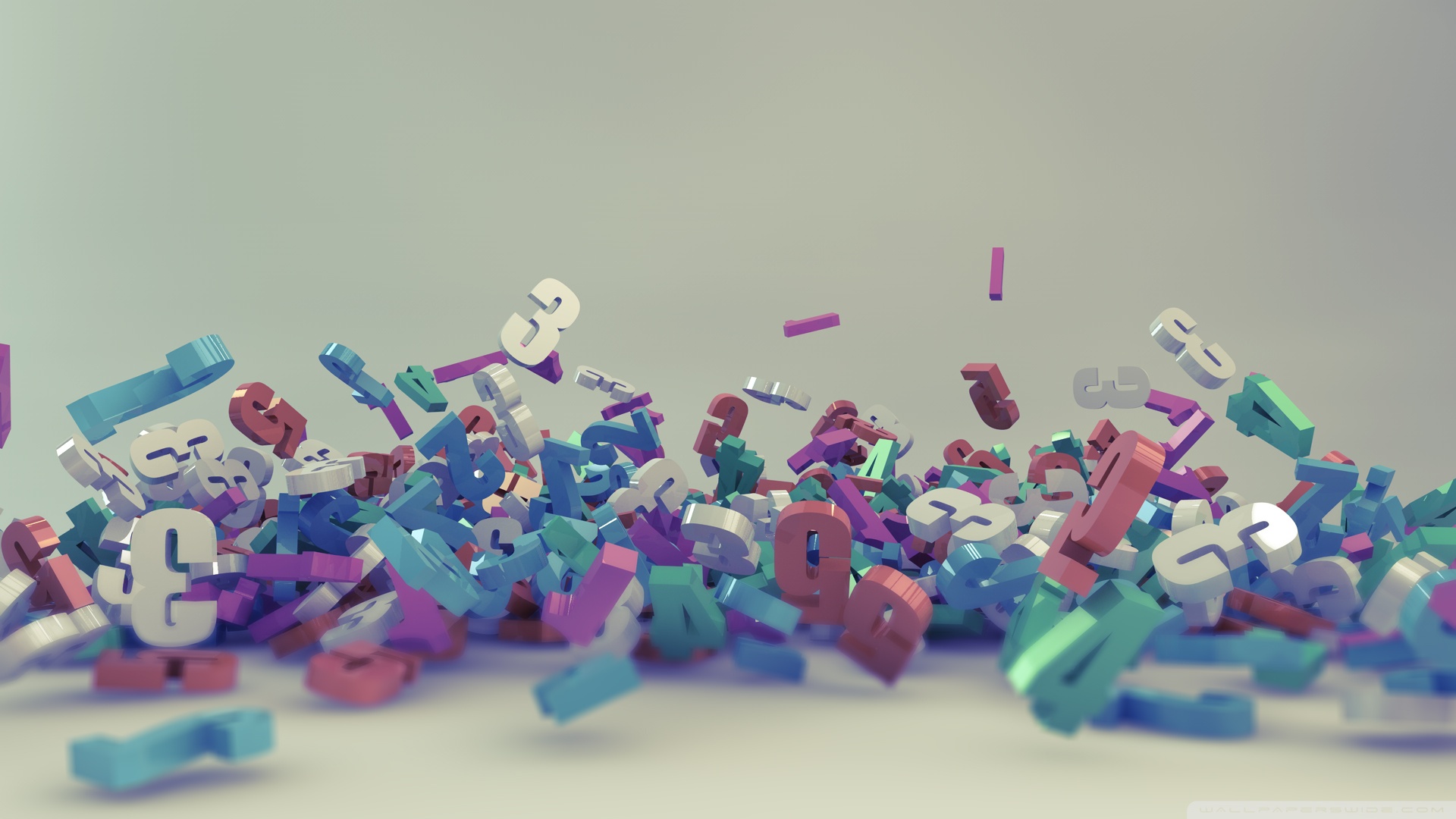 Download Artistic Number HD Wallpaper