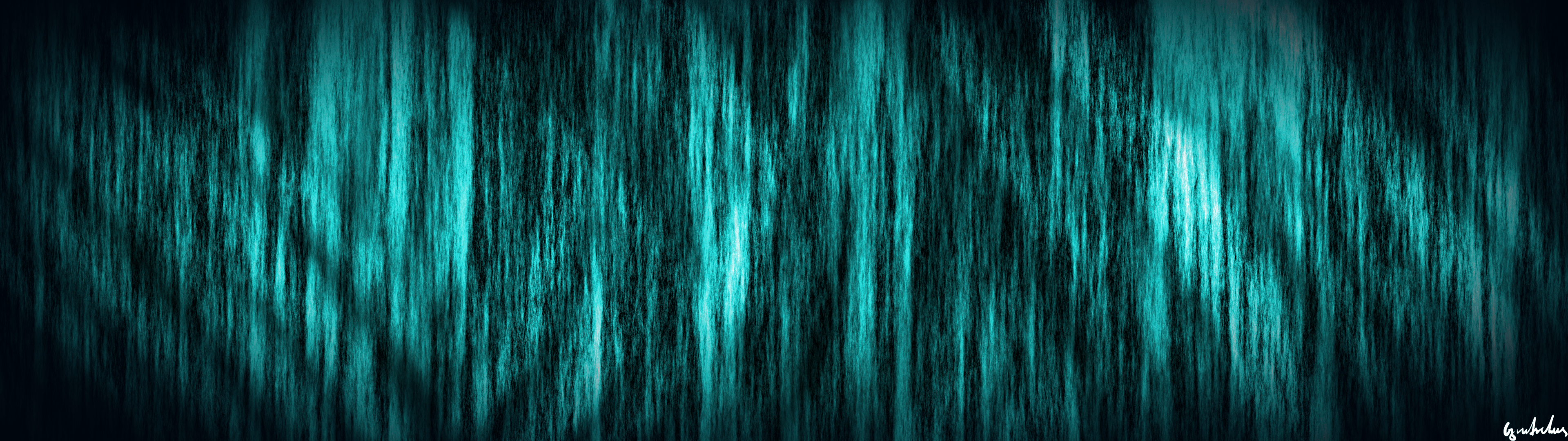 Rainy Cyan Stripes HD Wallpaper Background Image