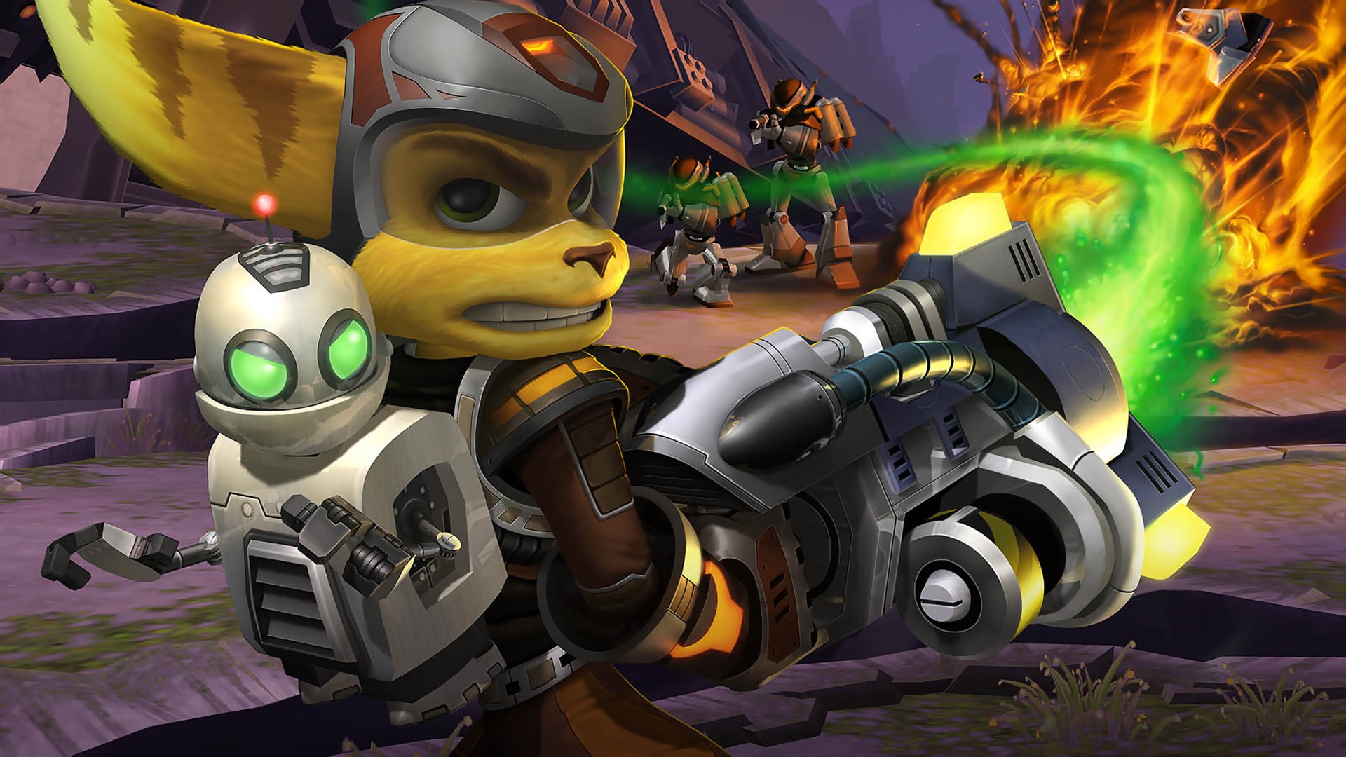 Download Video Game Ratchet & Clank Up Your Arsenal HD Wallpaper