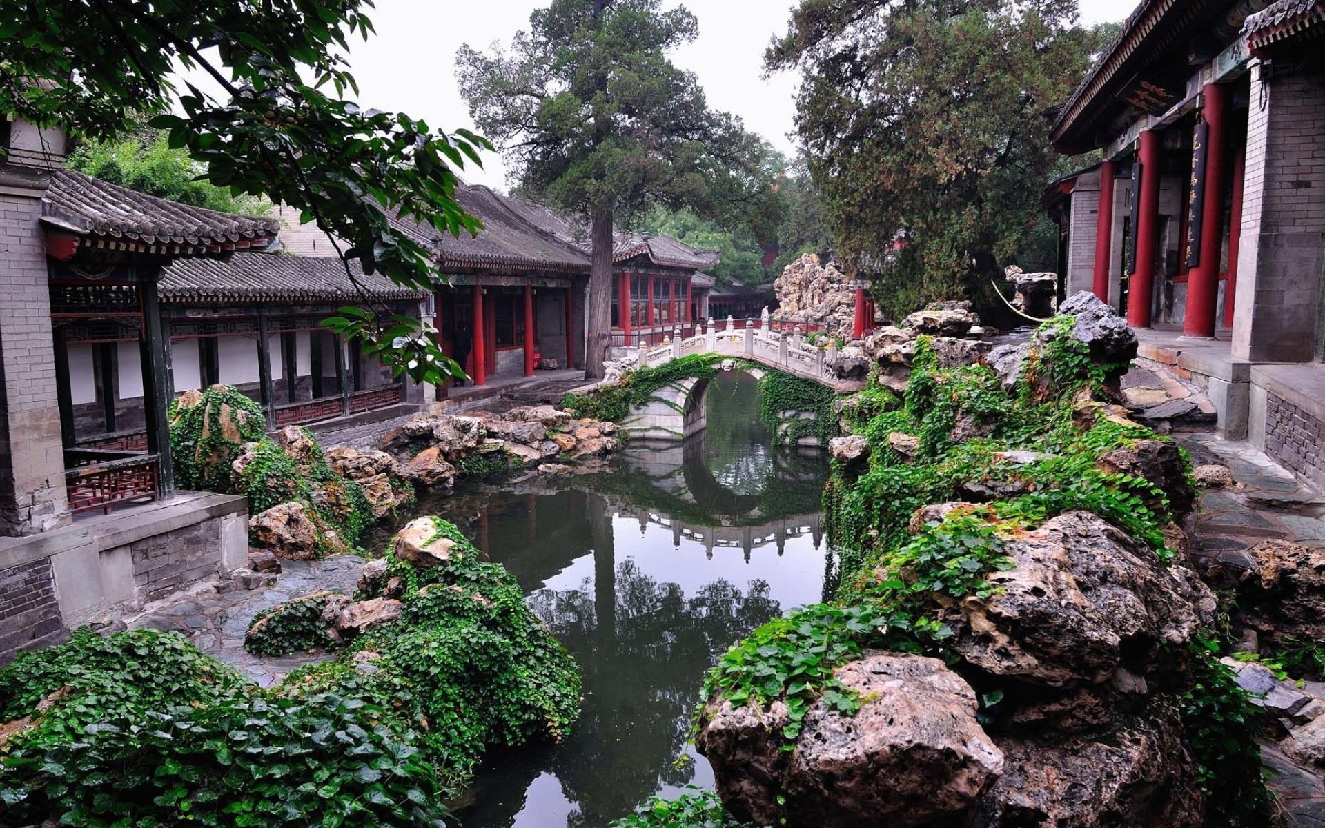 Gardens of Beijing Full HD Wallpaper and Background Image 1920x1200
