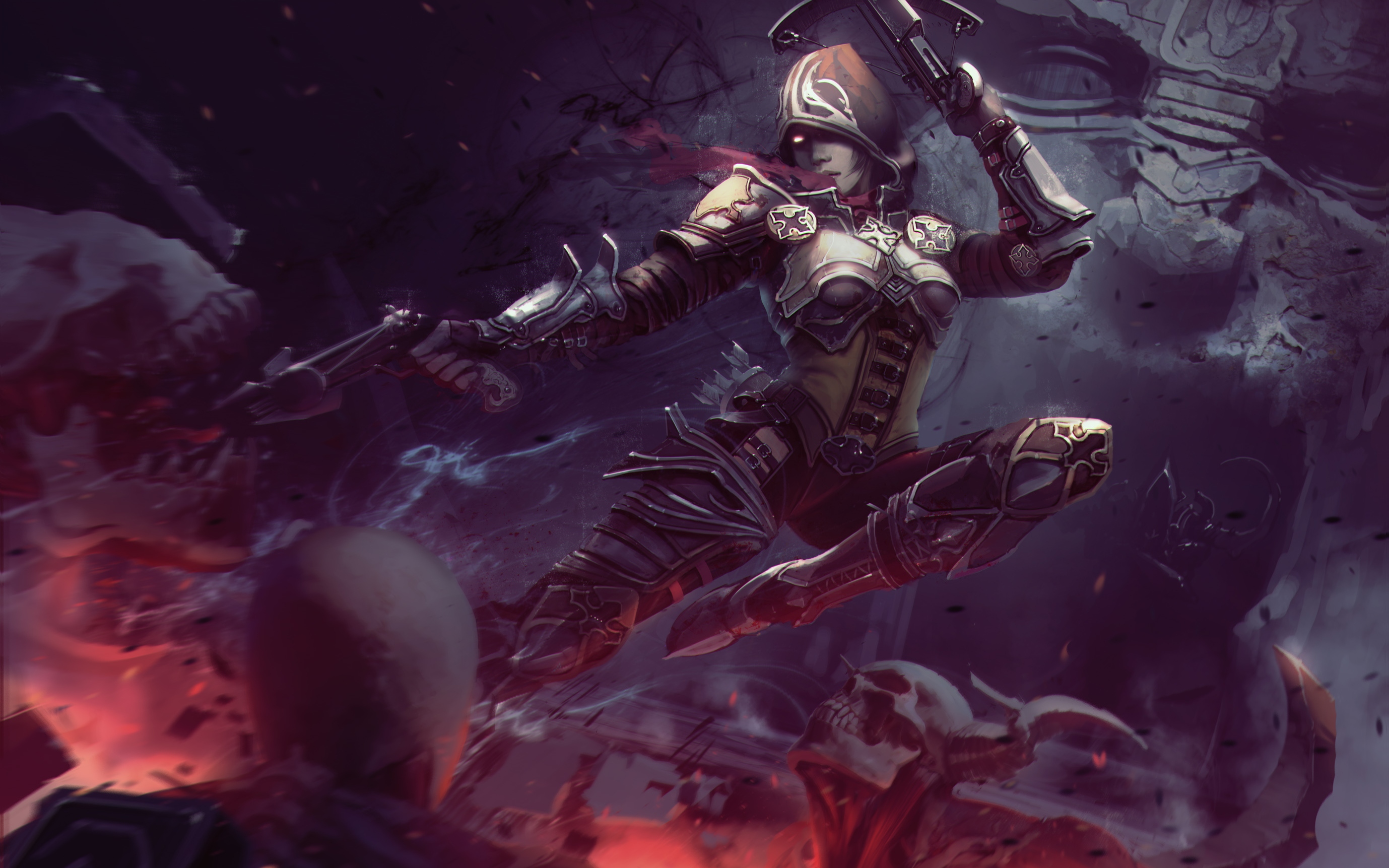 Demon Hunter (Diablo III) HD Wallpaper Background Image 2757x1723