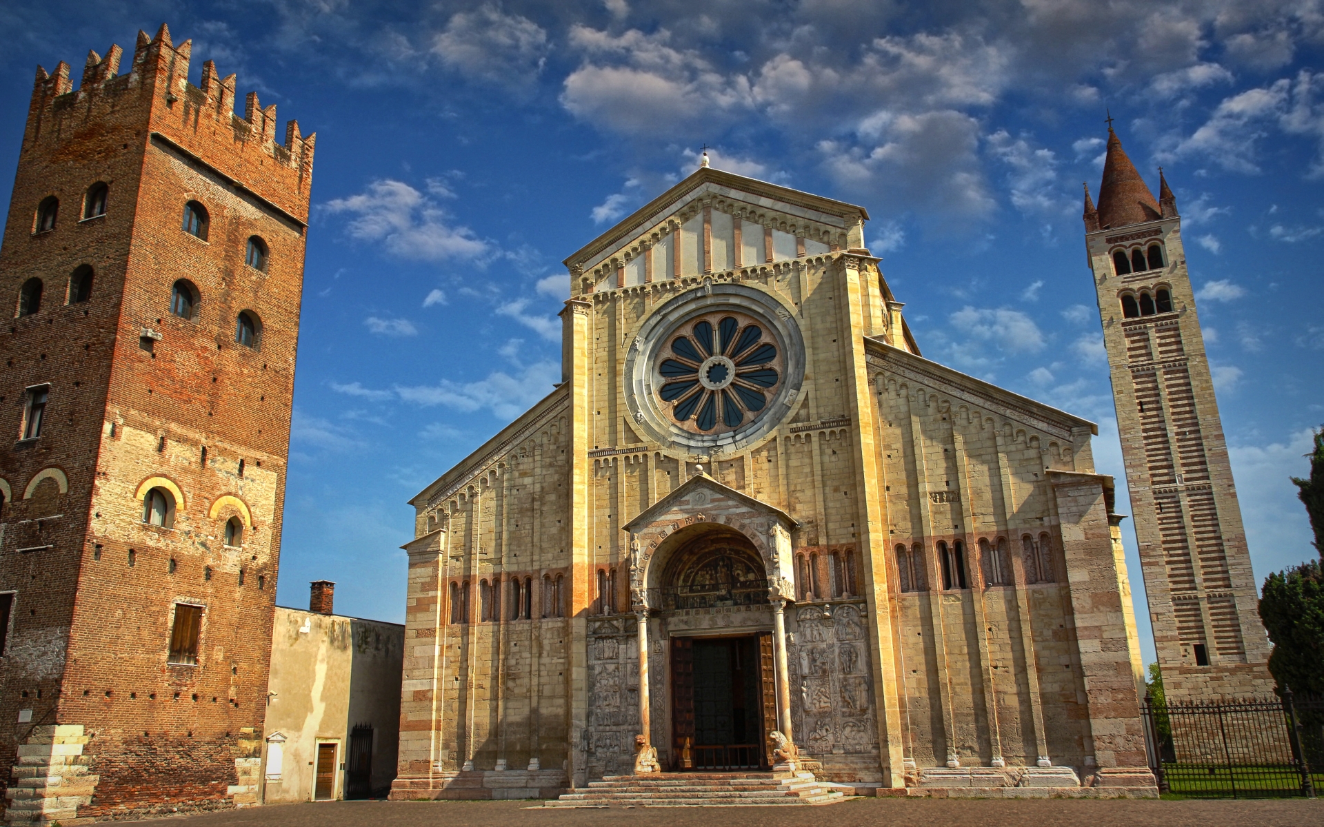 Basilica Of San Zeno, Verona HD Wallpaper Background Image 1920x1200
