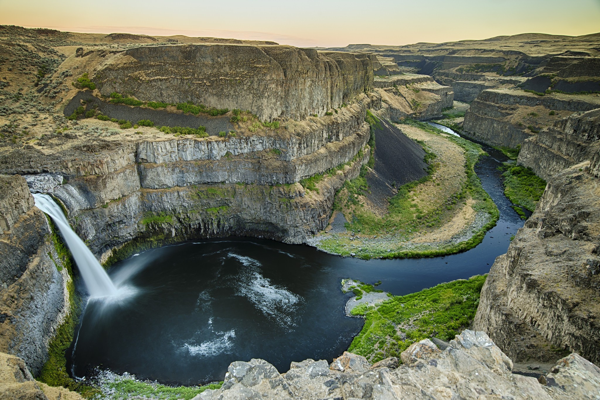 Download Washington Palouse Canyon Palouse Falls State Park Stream