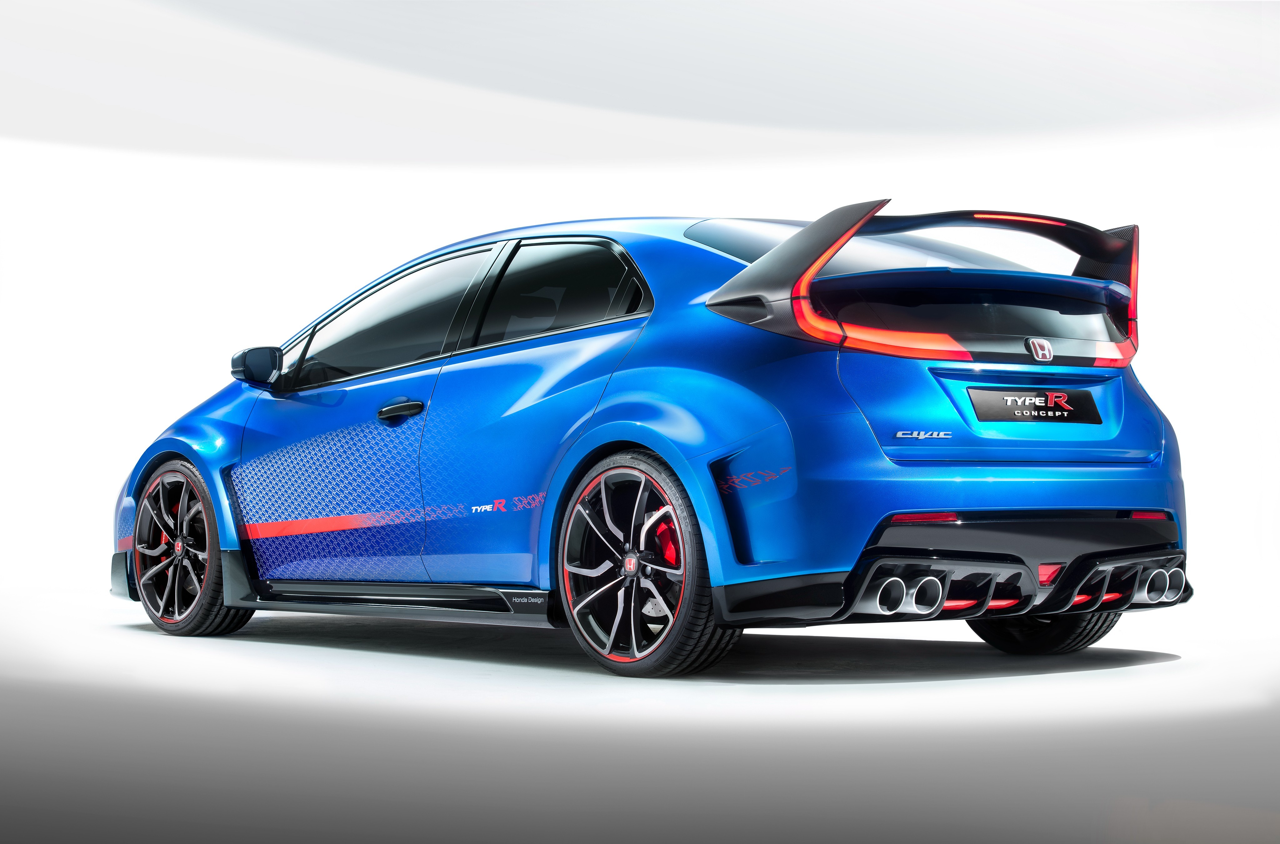 Download Blue Concept Car Honda Civic Honda Vehicle Honda Civic Type R
