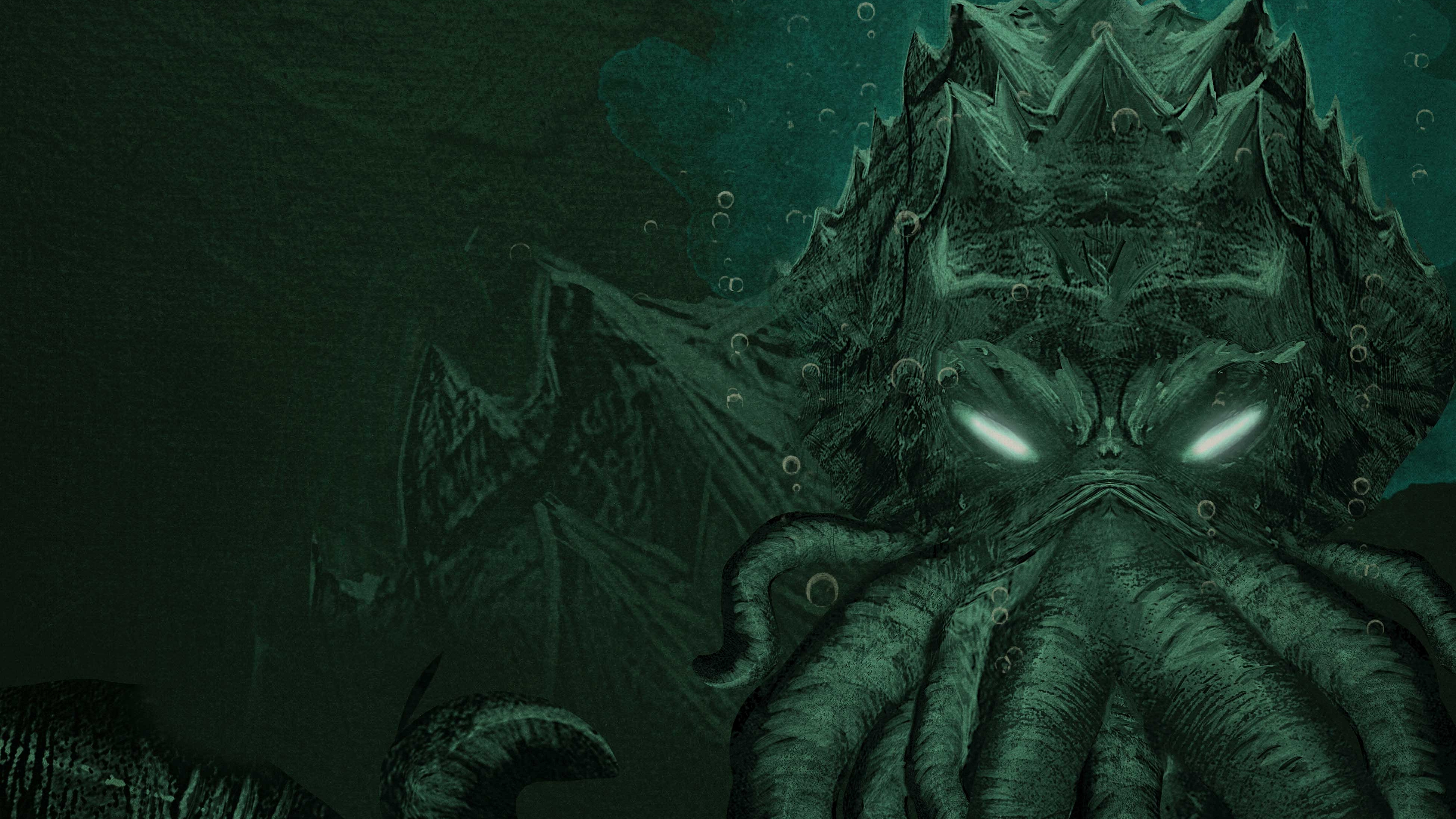 Fantasy Cthulhu 4k Ultra HD Wallpaper Background Image