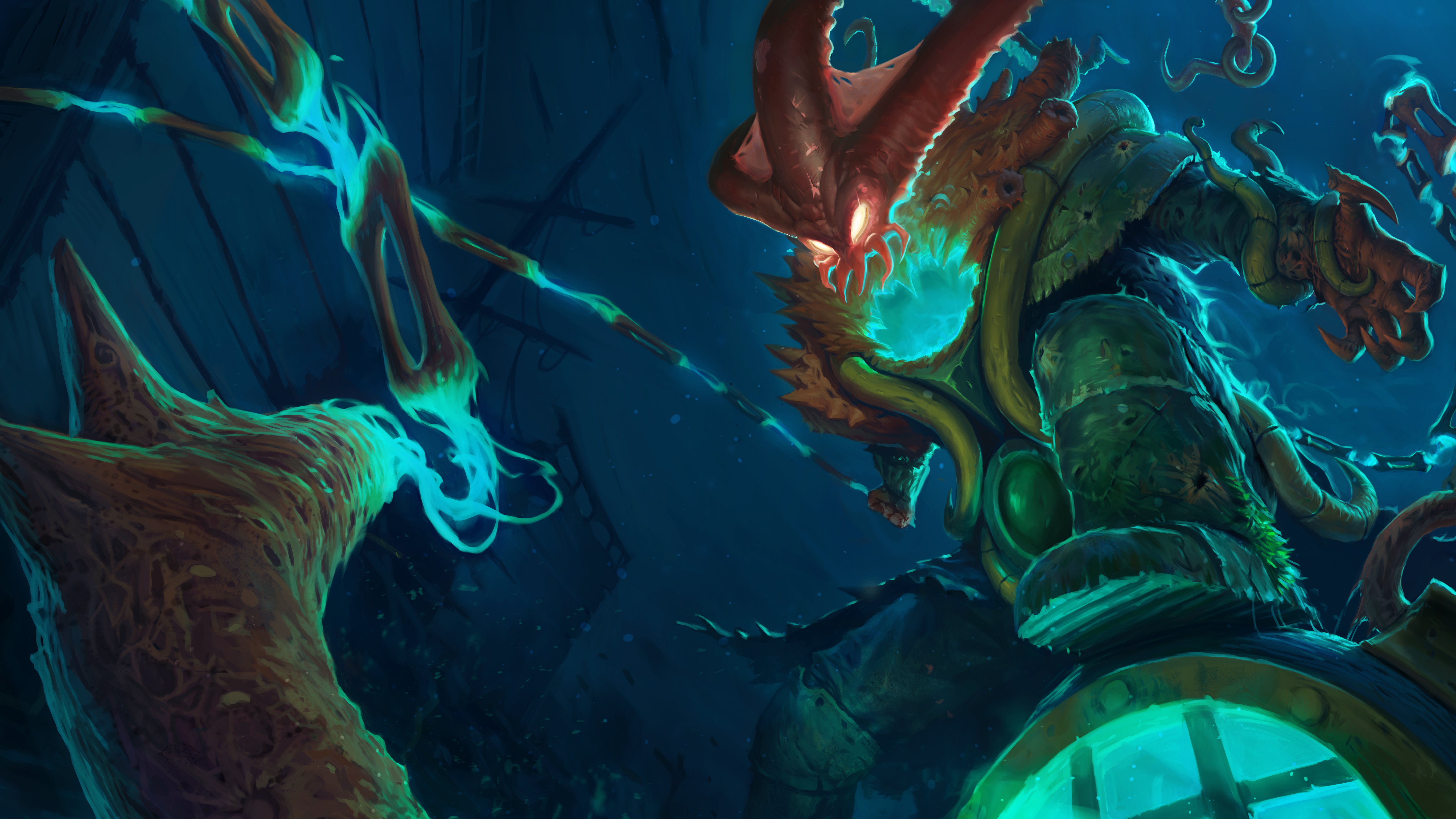 Thresh (League Of Legends) 4k Ultra HD Wallpaper Background Image