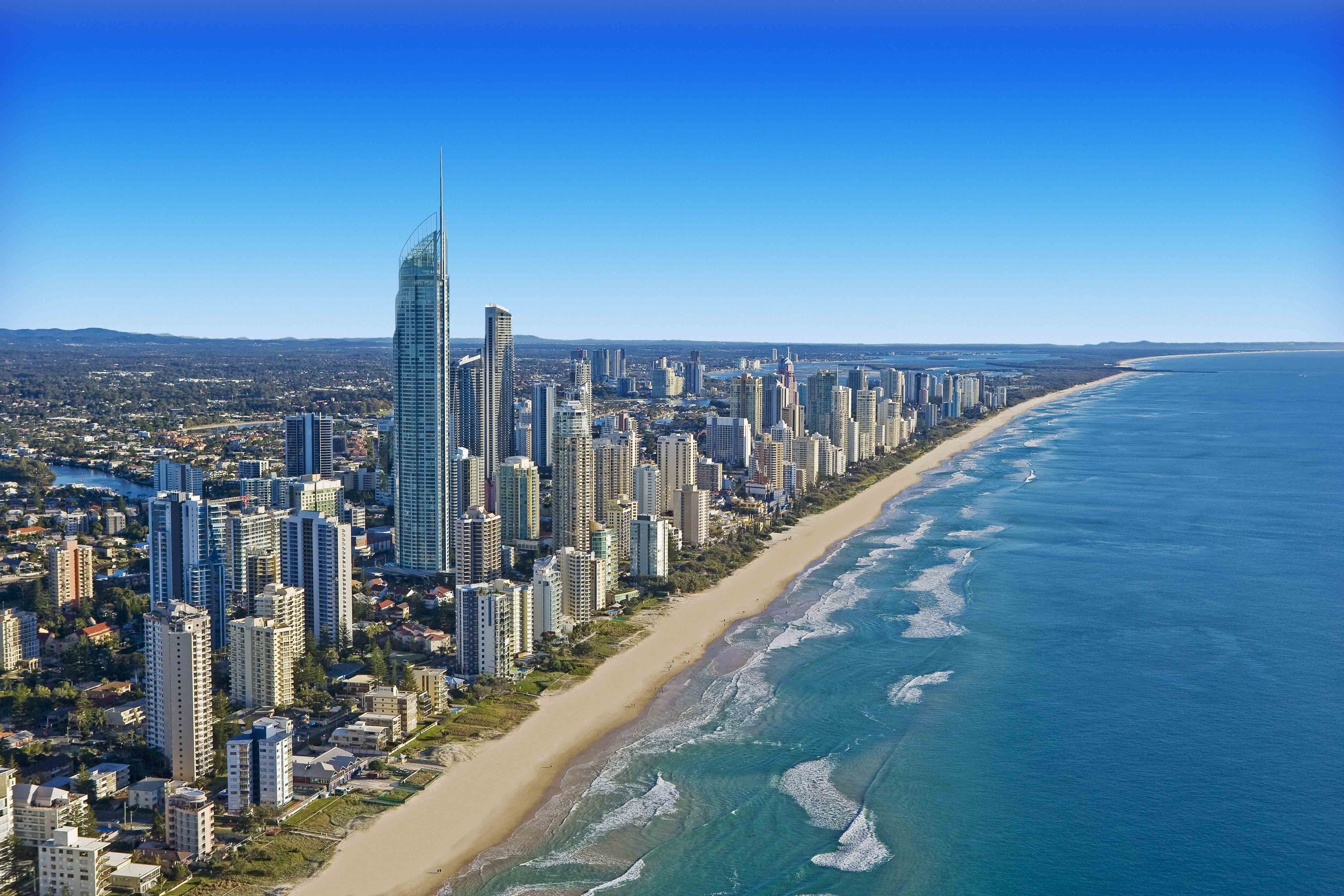 Download Australia Queensland Man Made Gold Coast 4k Ultra HD Wallpaper