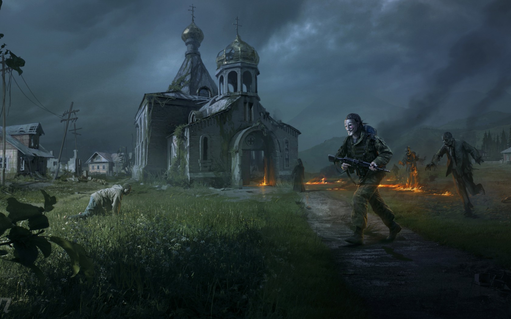 Download Video Game Arma 2 DayZ Mod Wallpaper