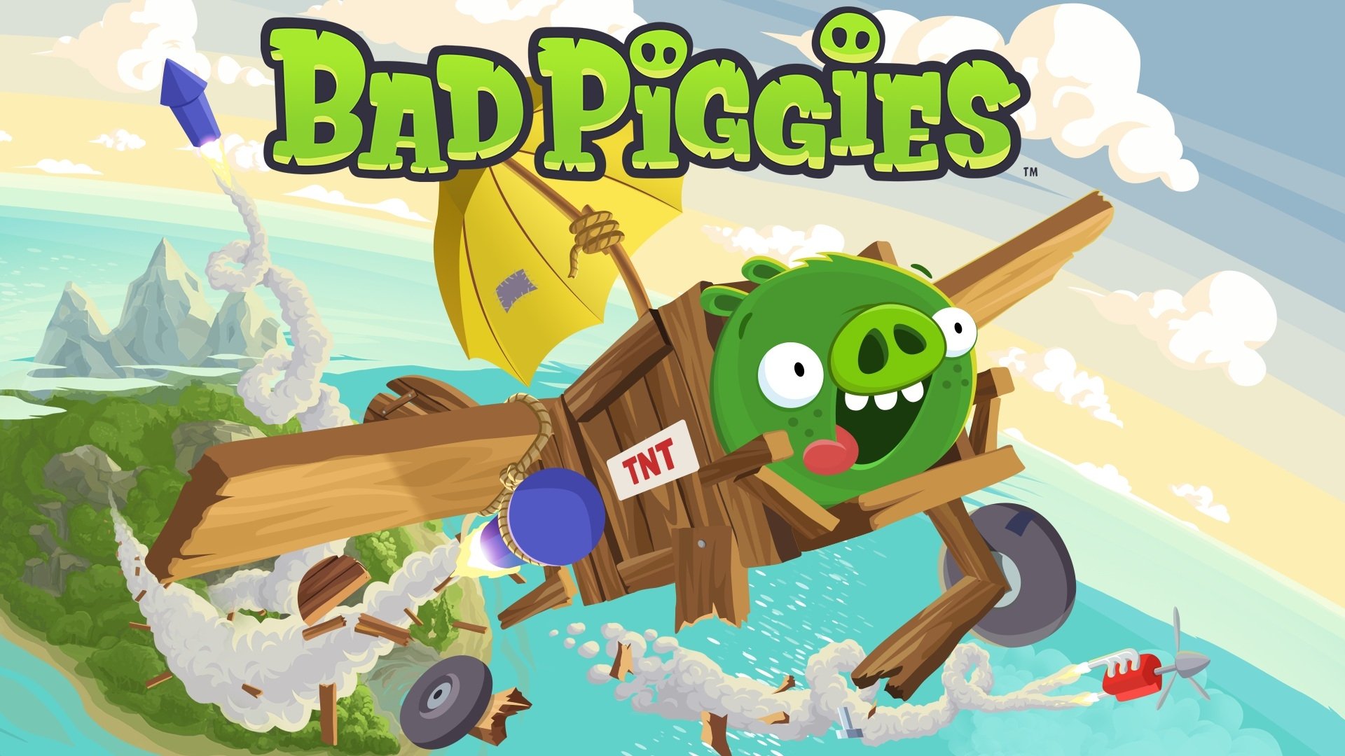 Bad Piggies HD Wallpaper Background Image 1920x1080