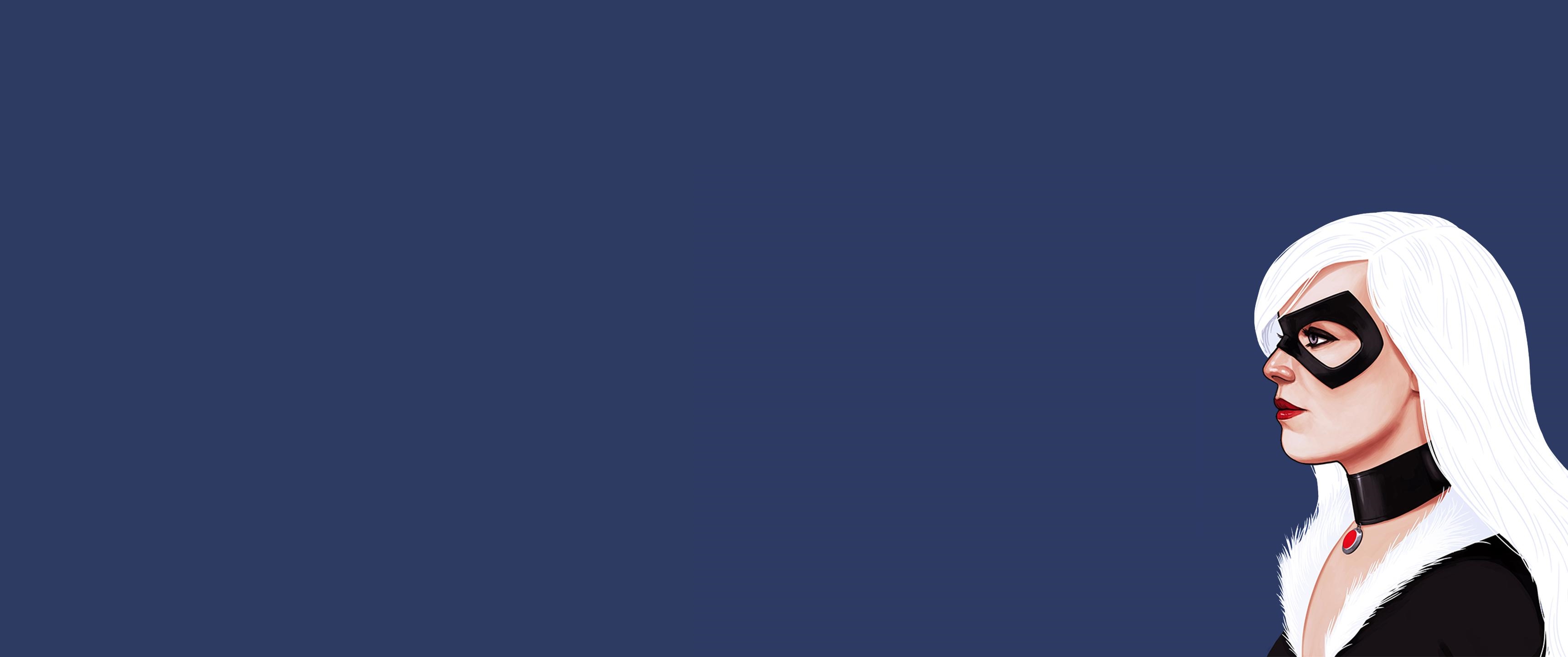 Black Cat Marvel Wallpaper 4K