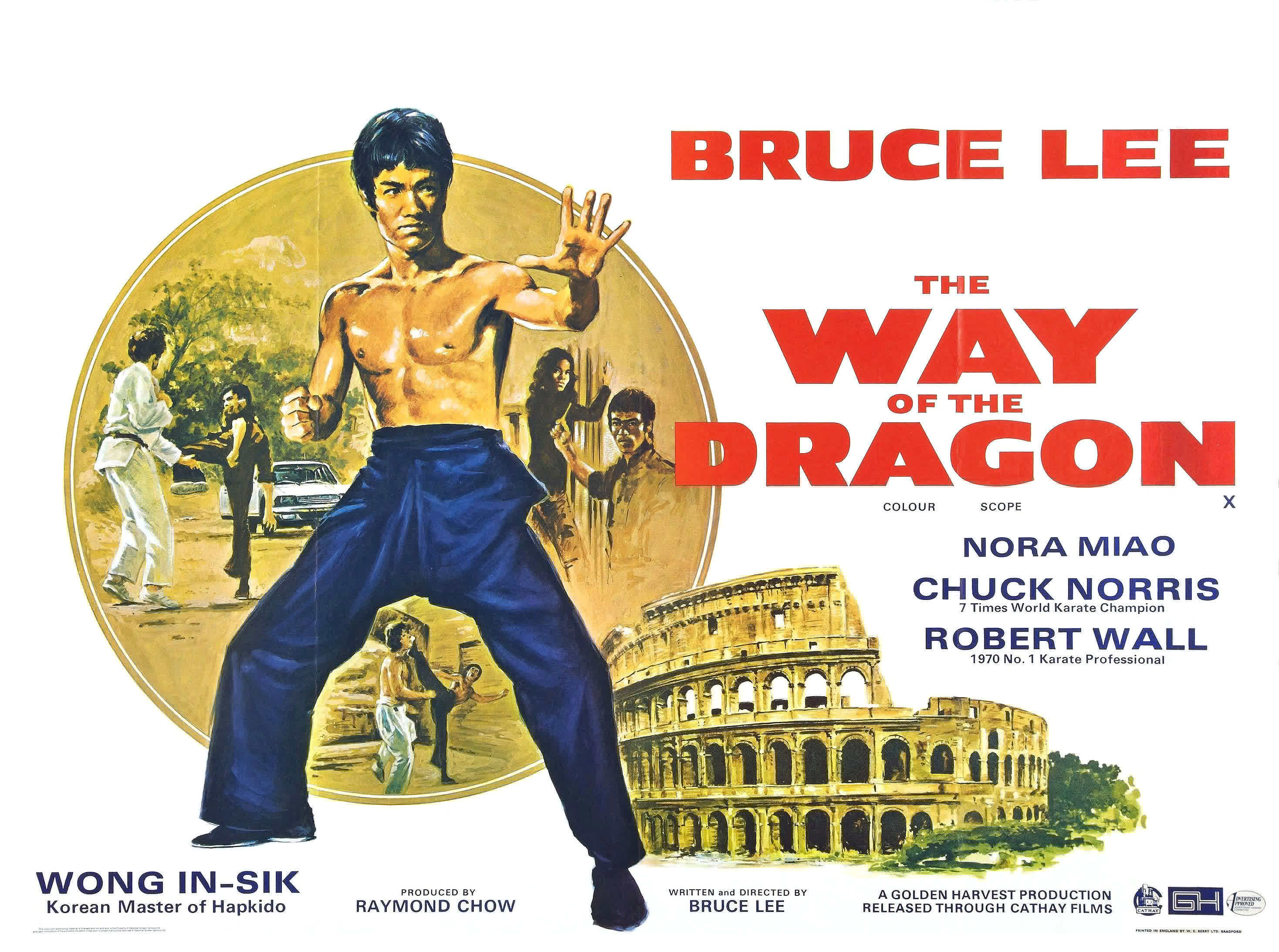 Bruce Lee The Way Of The Dragon HD Wallpaper