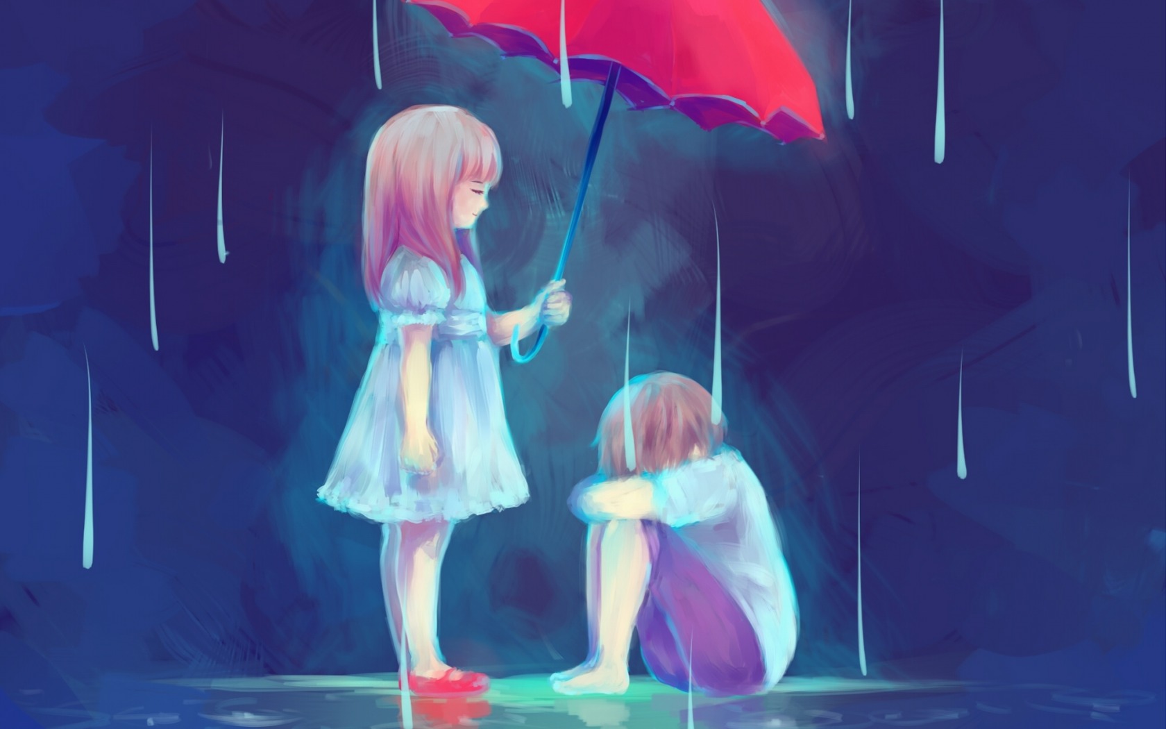 79 Wallpaper Hd Anime Sad Love Images My