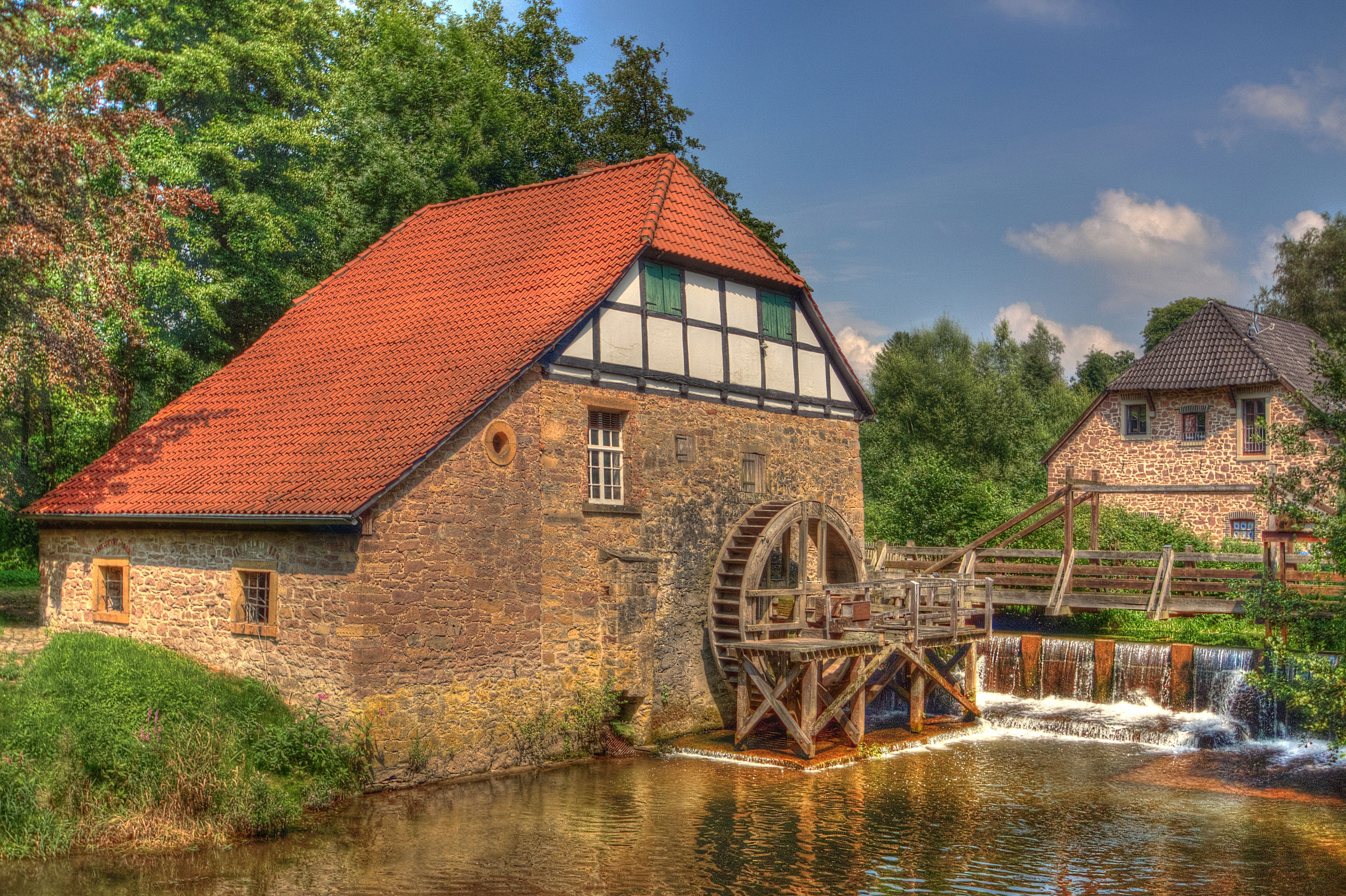 Watermill 4k Ultra HD Wallpaper Background Image 4730x3149