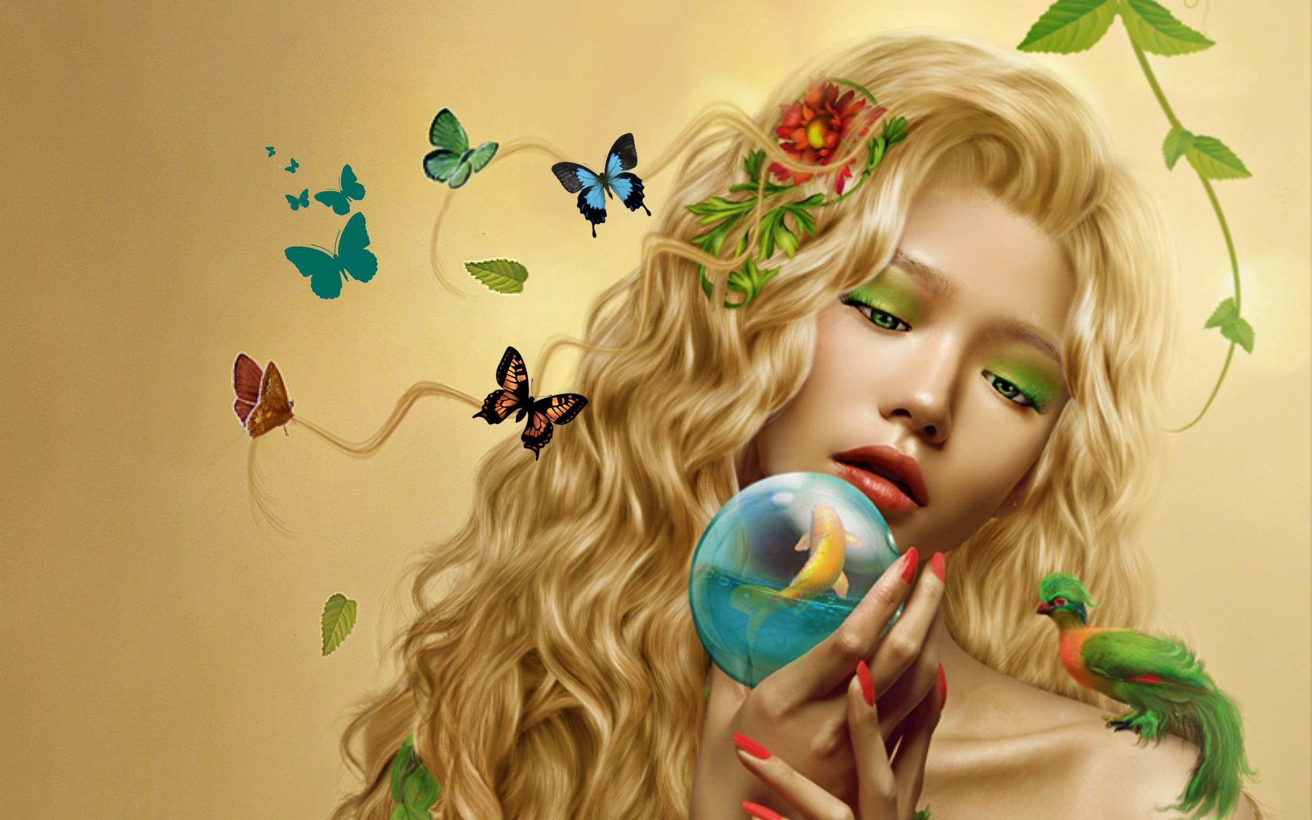 Mother Earth Goddess Wallpaper