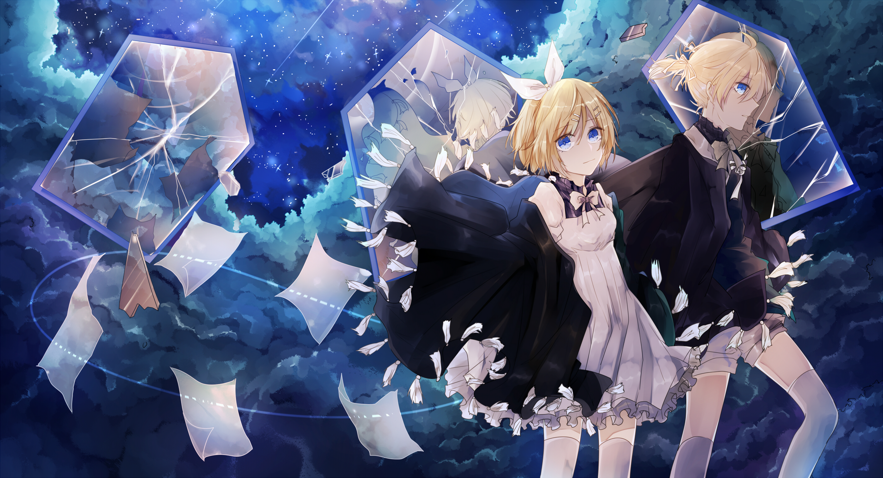 Len, Rin HD Wallpaper Background Image 2841x1538 ID695695