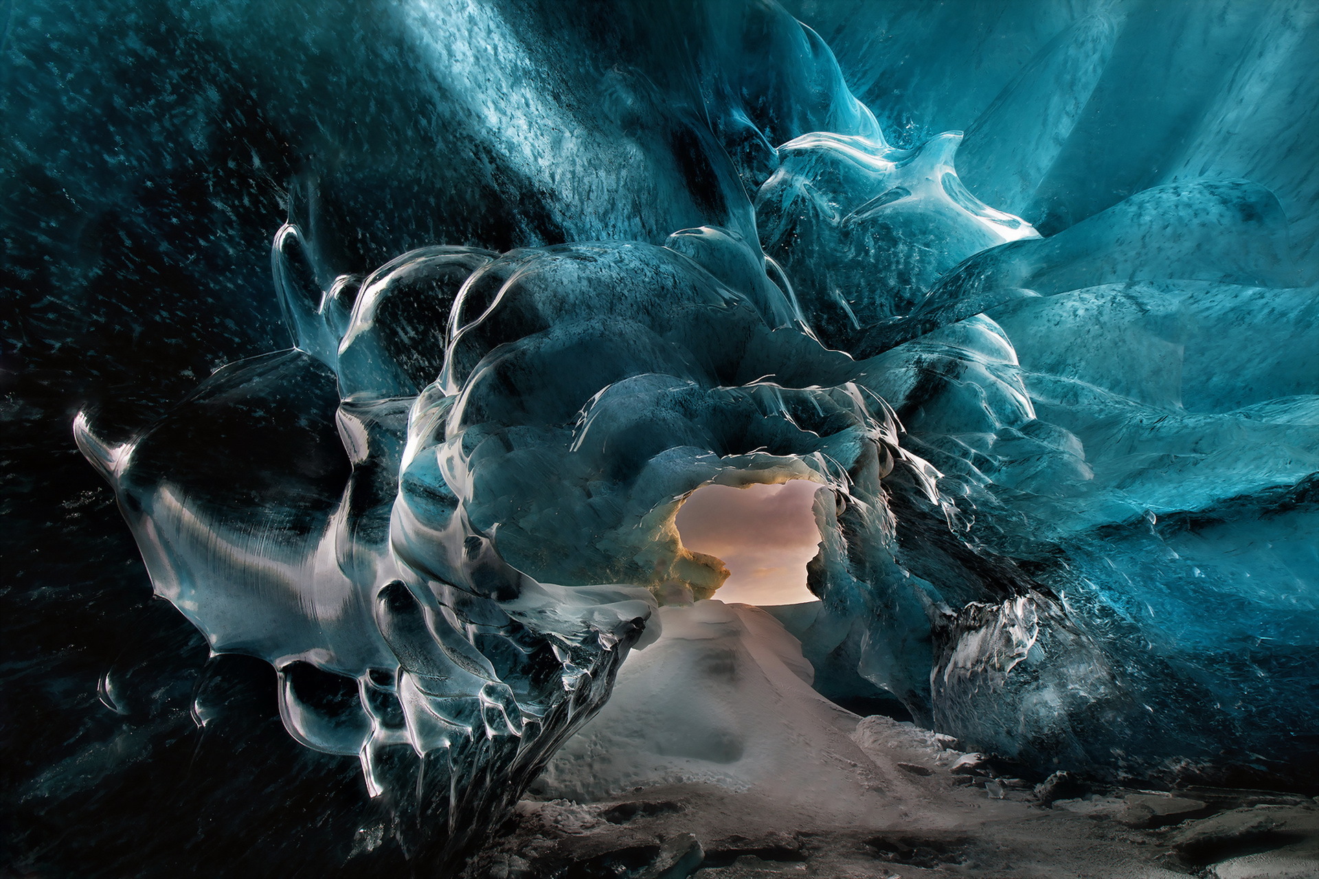 Ice Cave HD Wallpaper Background Image 1920x1280 ID696499