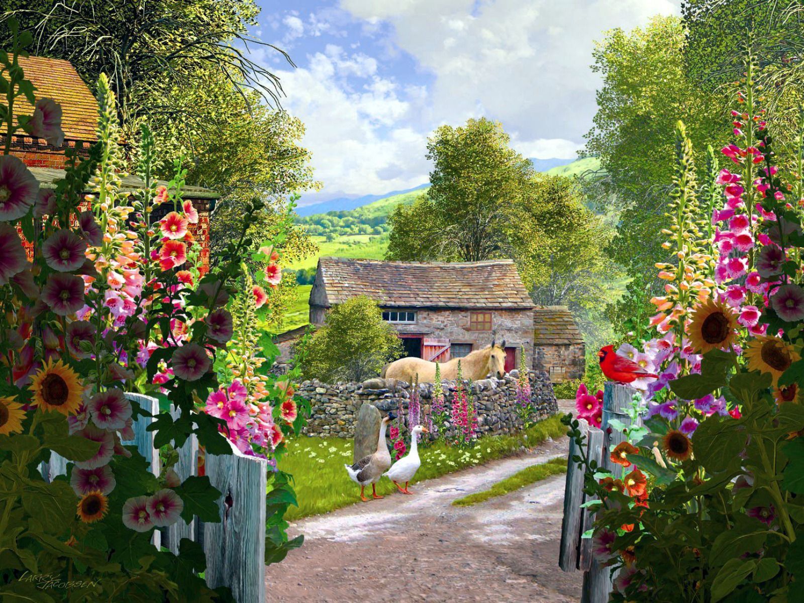 Download Artistic Painting Wallpaper by Larry Jacobsen