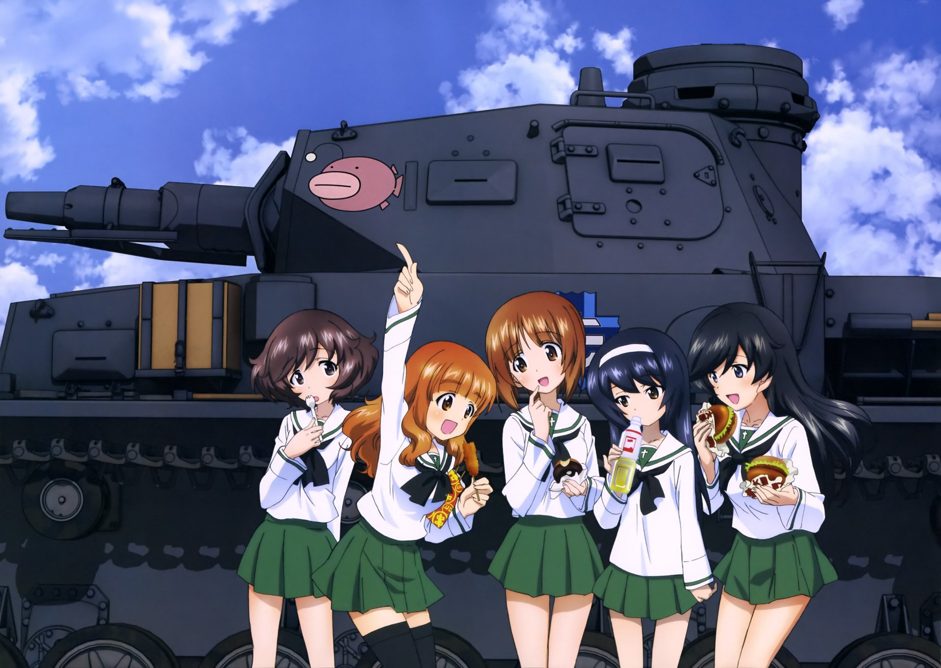 Girls und Panzer 4k Ultra HD Wallpaper Background Image 4079x2895