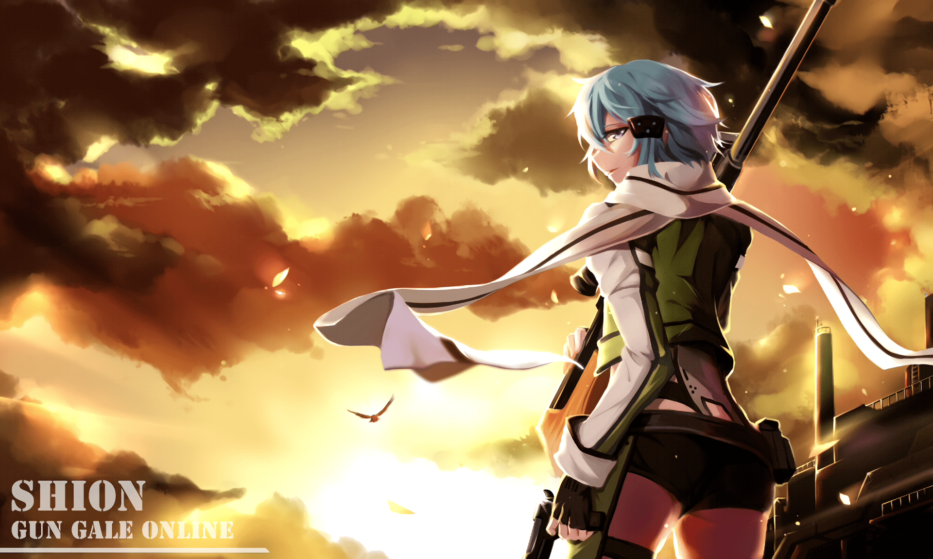 Shino Asada HD Wallpaper Sinon from Sword Art Online II