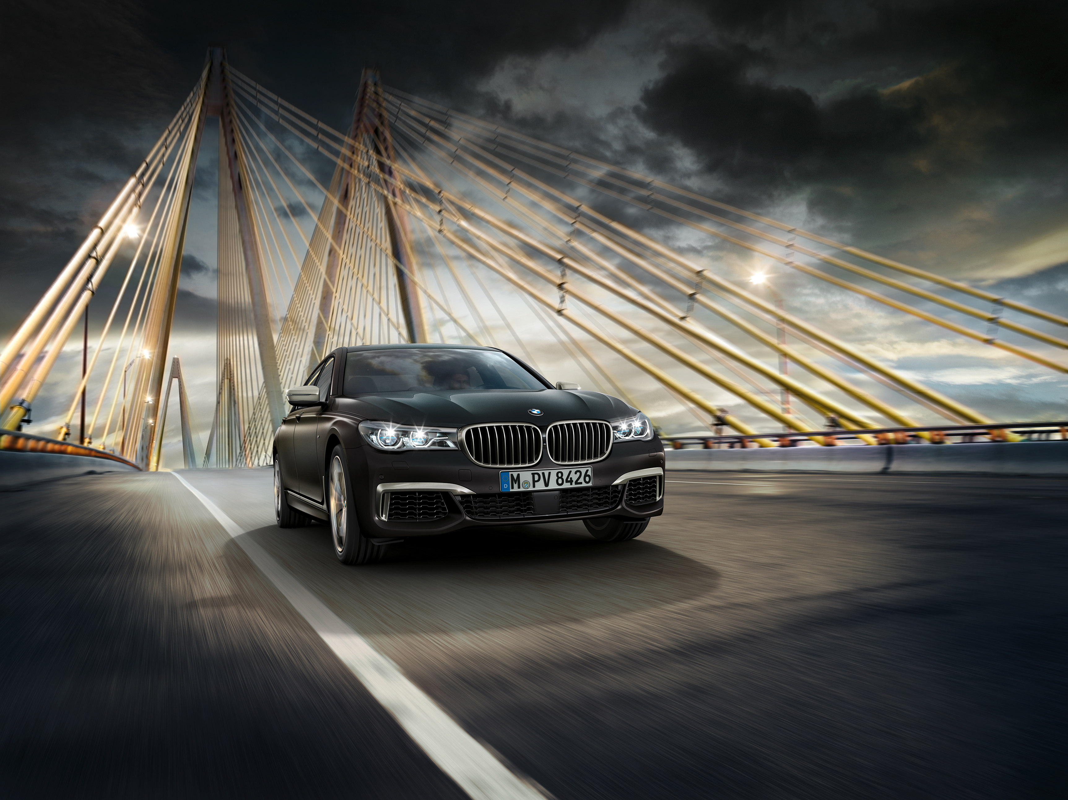 BMW 7 Series Papel de Parede HD Plano de Fundo 3450x2586 ID