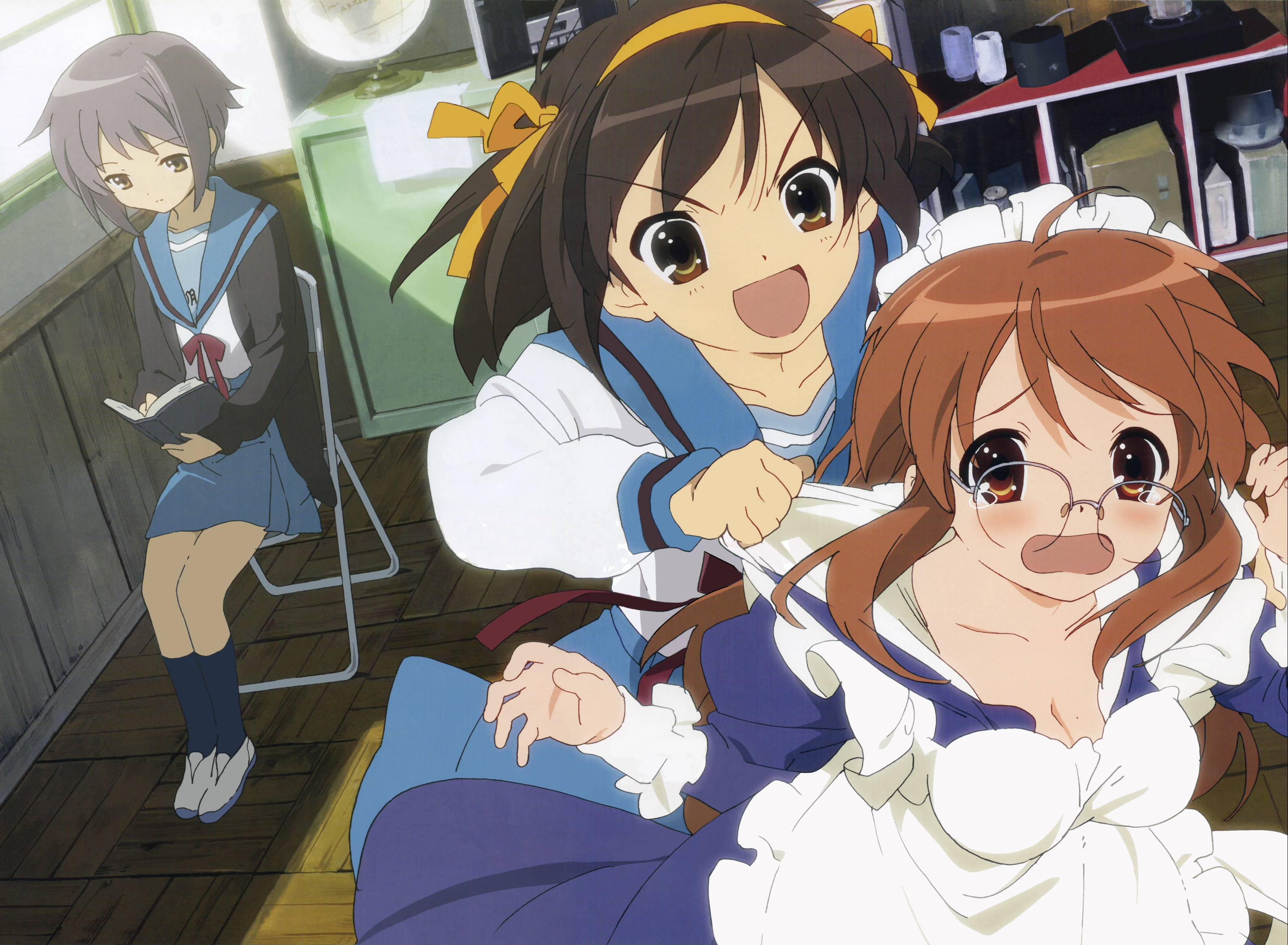 The Melancholy Of Haruhi Suzumiya HD Wallpaper Background Image