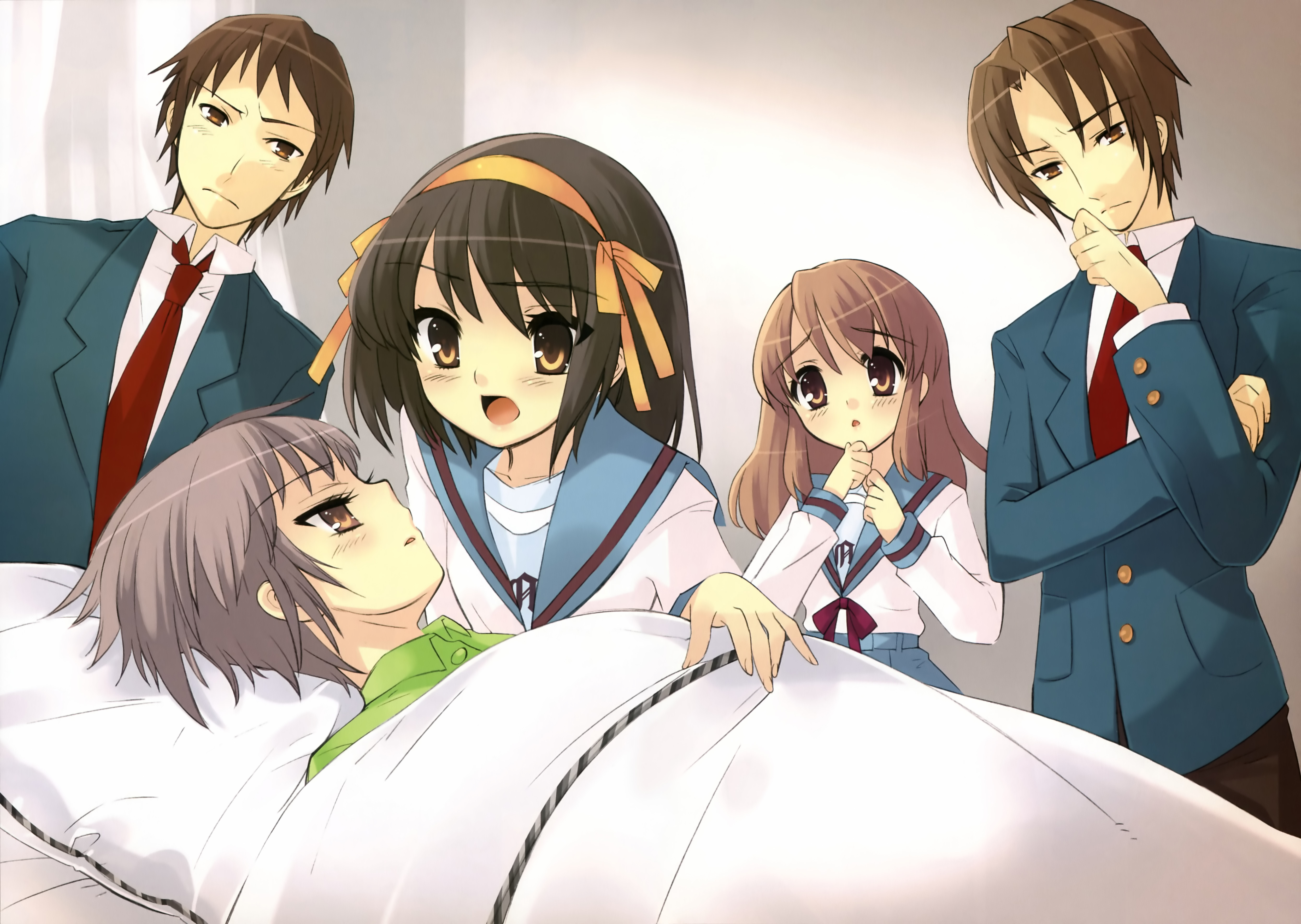 The Melancholy Of Haruhi Suzumiya 4k Ultra HD Wallpaper Background