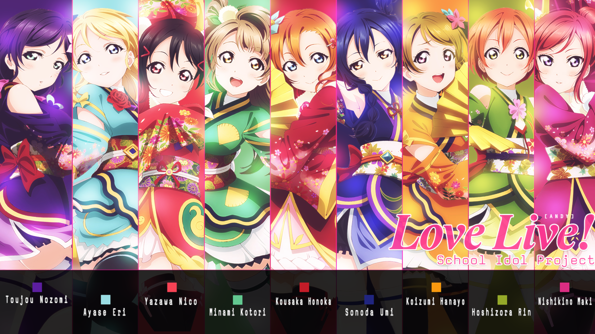 Love Live! HD Wallpaper Background Image 1920x1080