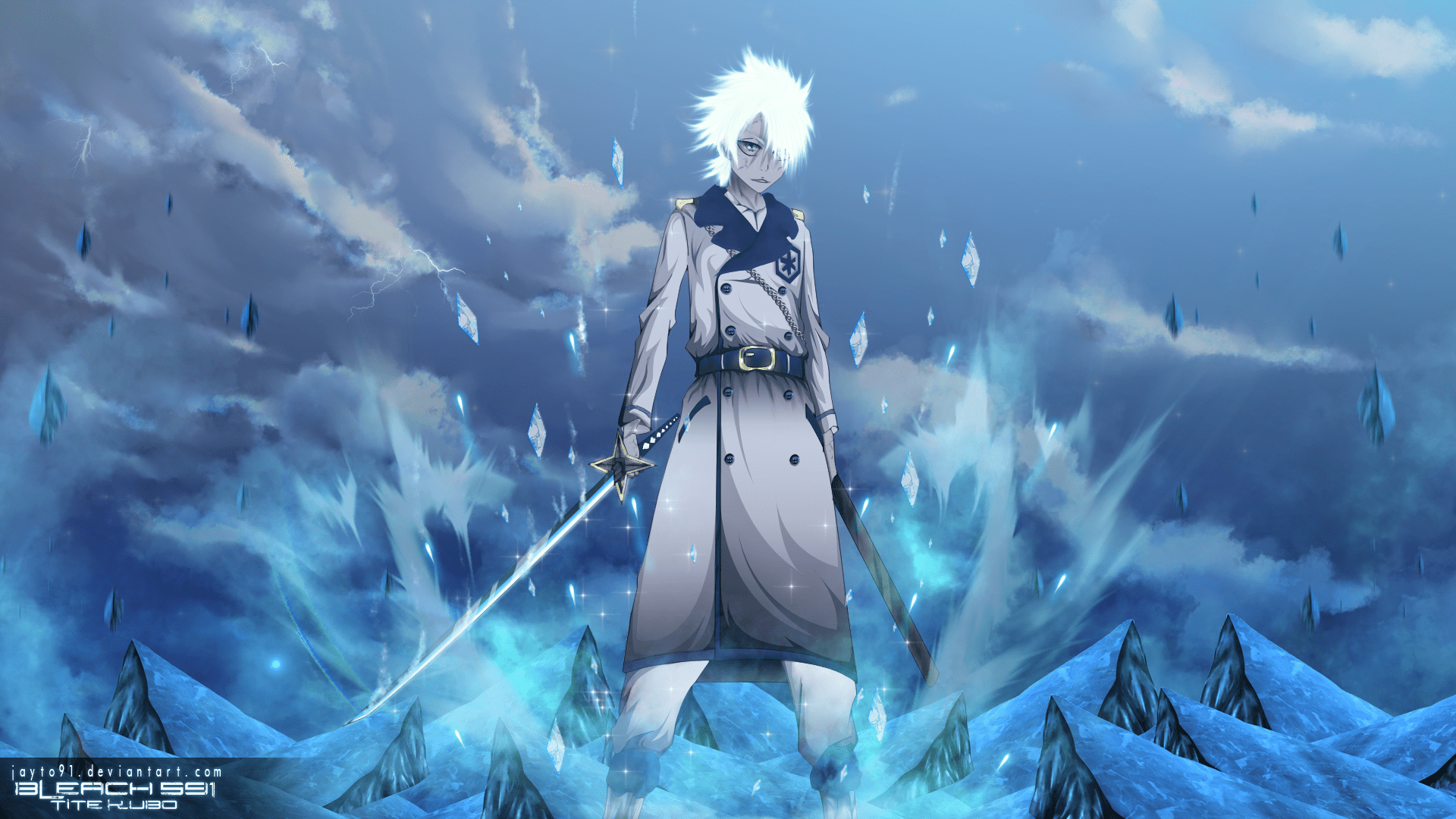 Toshiro Hitsugaya Bankai Wallpaper