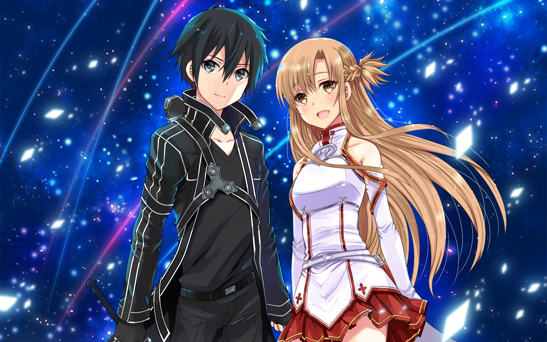 Download Kazuto Kirigaya Kirito (Sword Art Online) Asuna Yuuki Anime