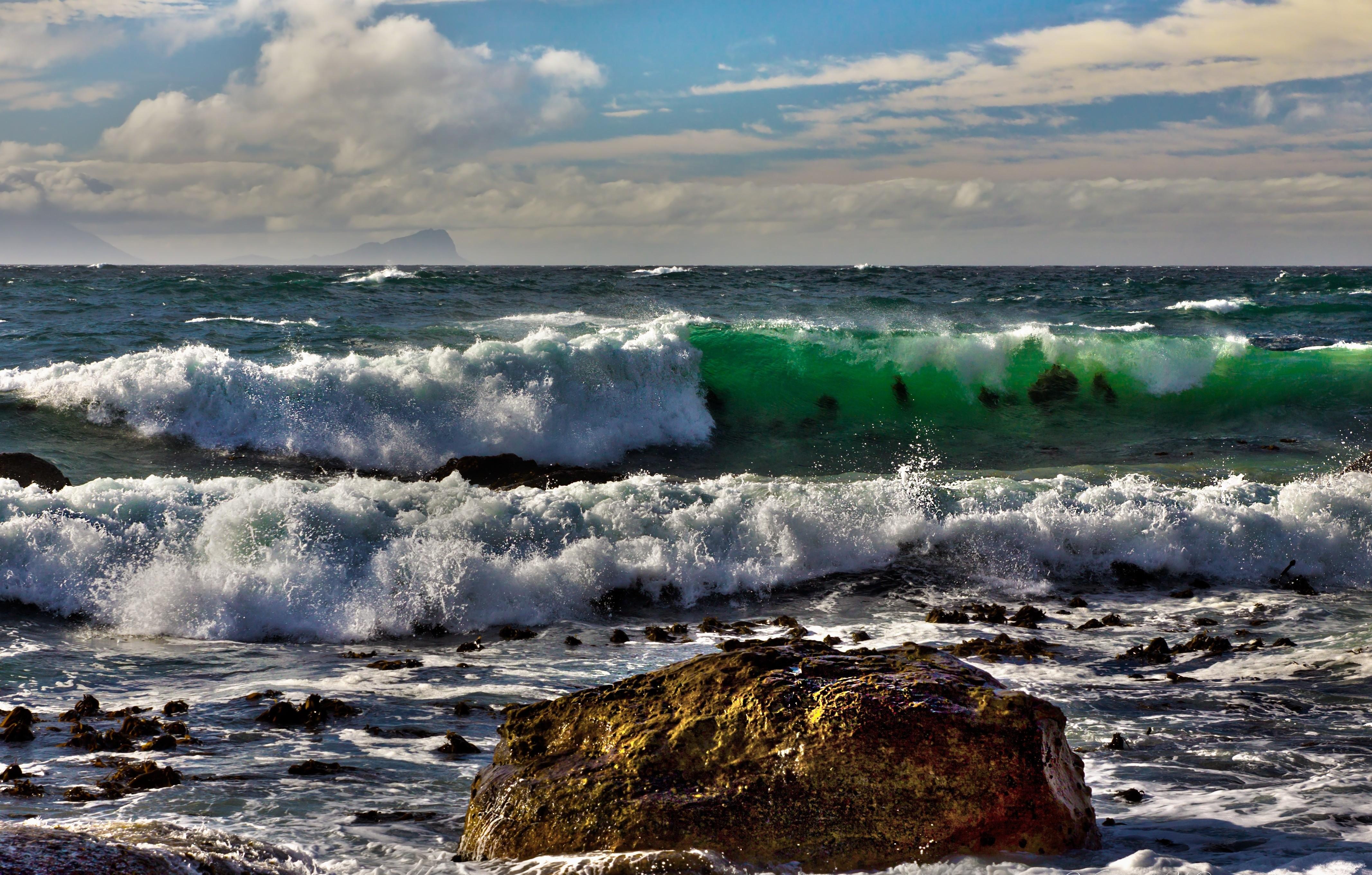 Ocean Waves 4k Ultra HD Wallpaper Background Image