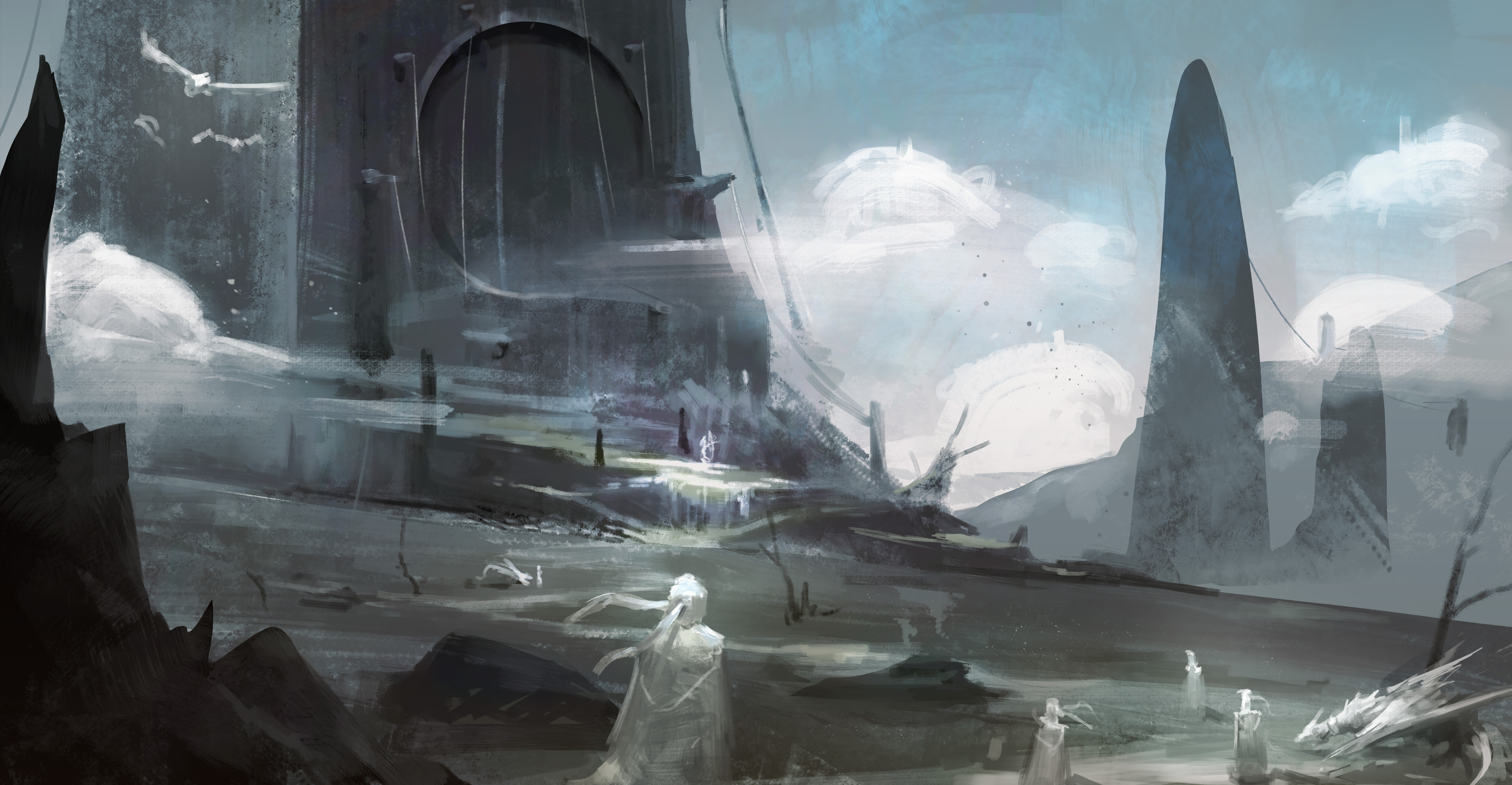 Download Spirit Fantasy Landscape 4k Ultra HD Wallpaper by Jeffrey Chen