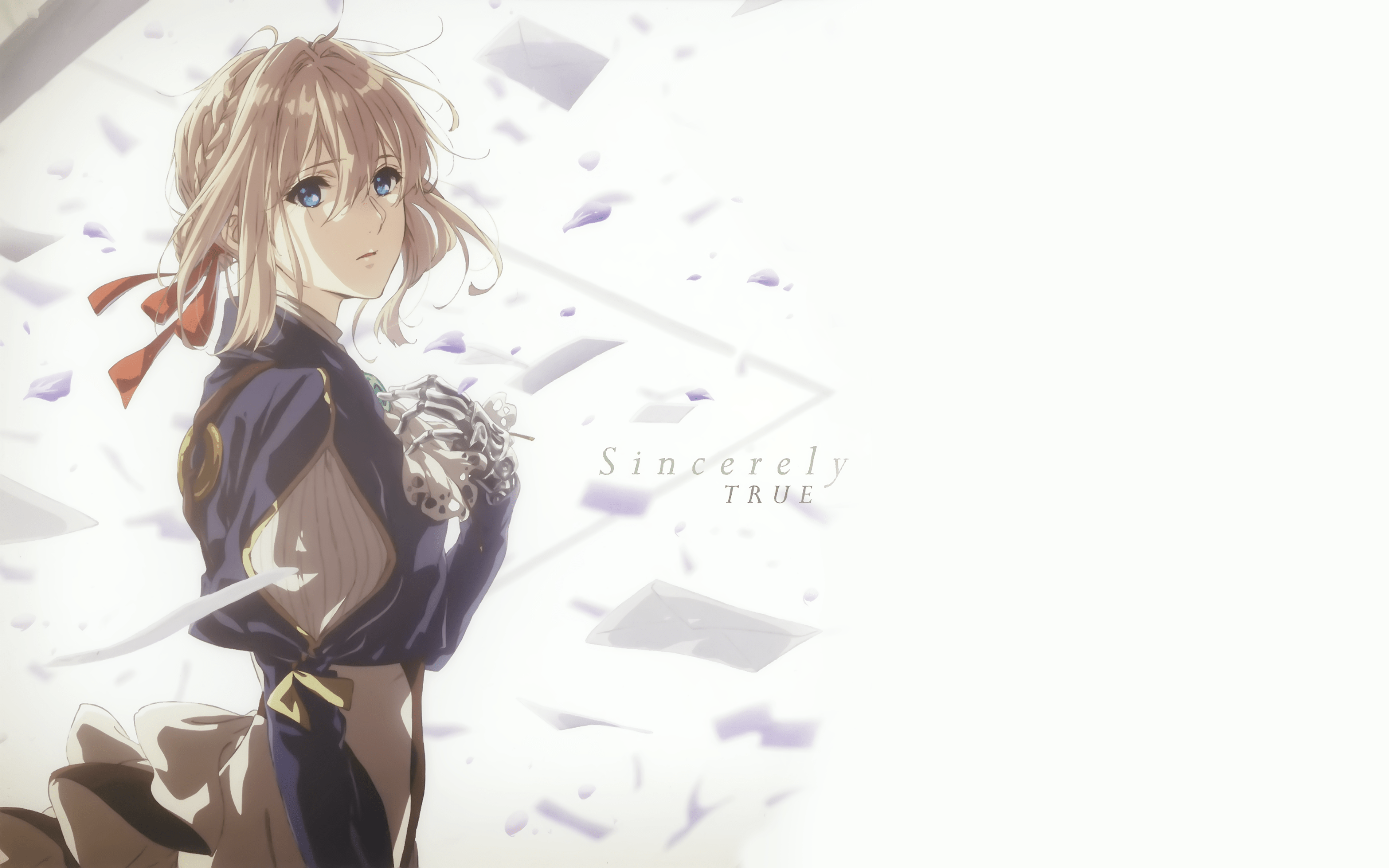 Violet Evergarden (Character) 4k Ultra HD Wallpaper Background Image