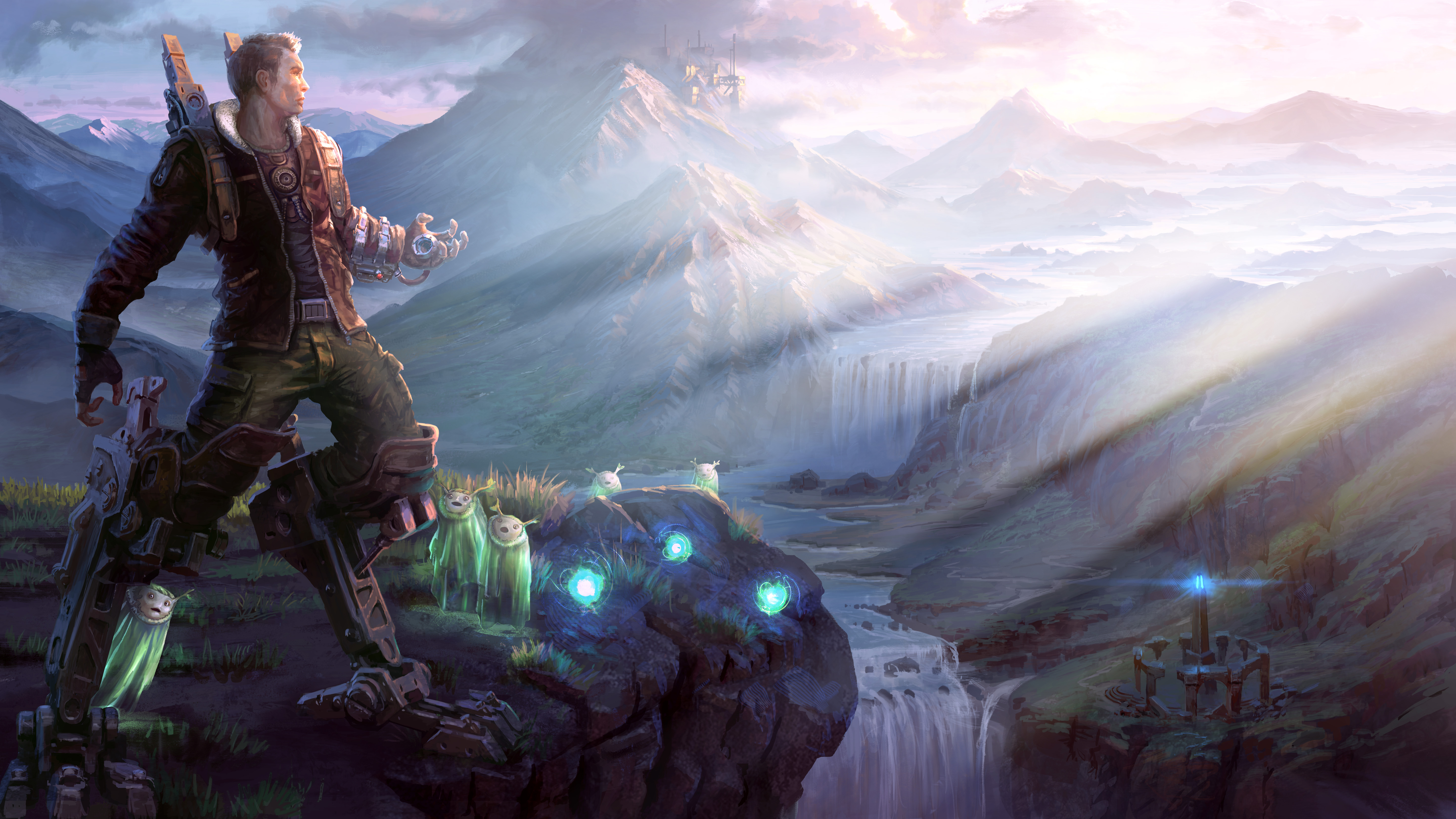 Blue Valley Wallpaper Engine