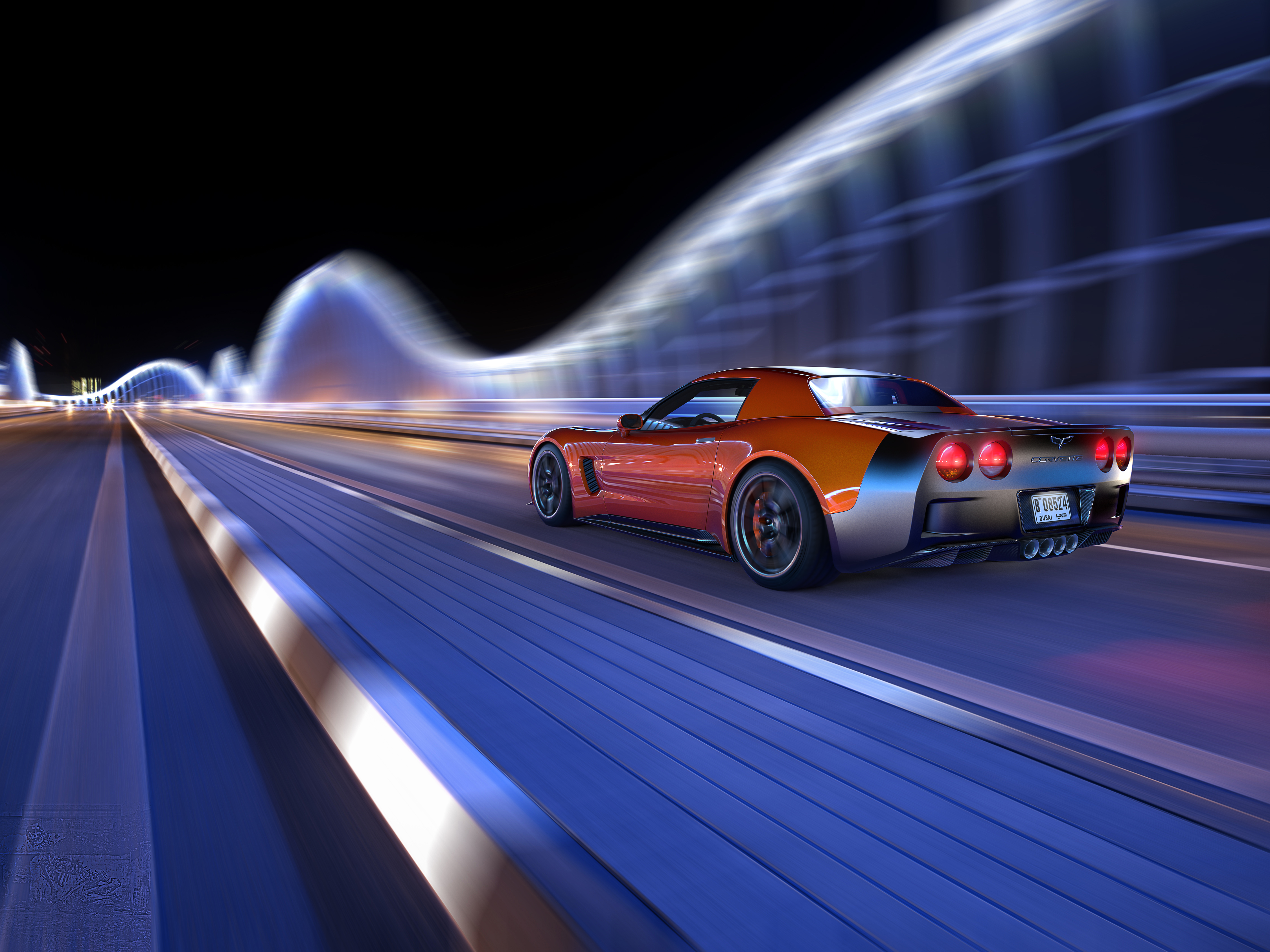 Chevrolet Corvette (C6) 4k Ultra HD Wallpaper Background Image