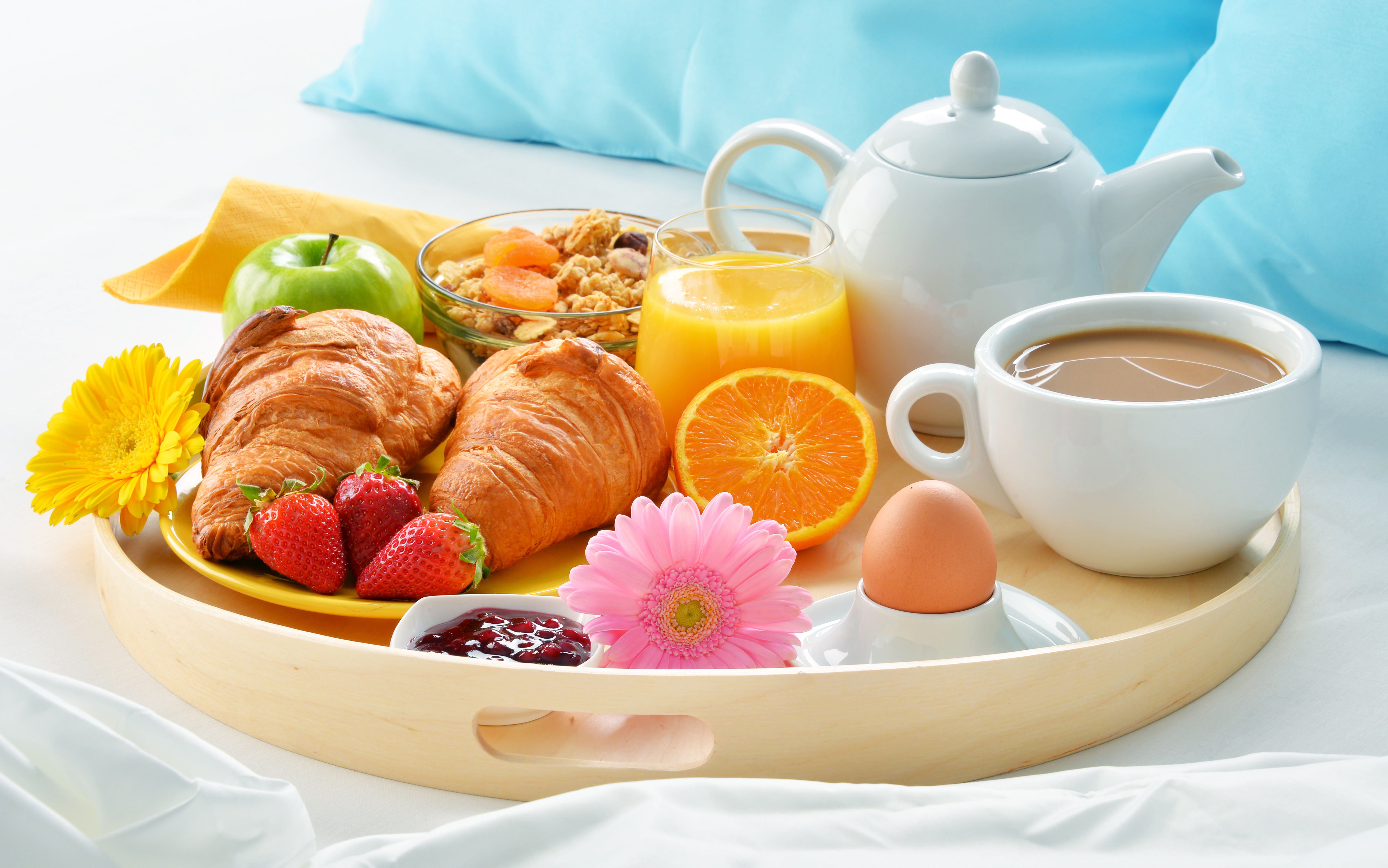 Breakfast 4k Ultra HD Wallpaper Background Image 6016x3764