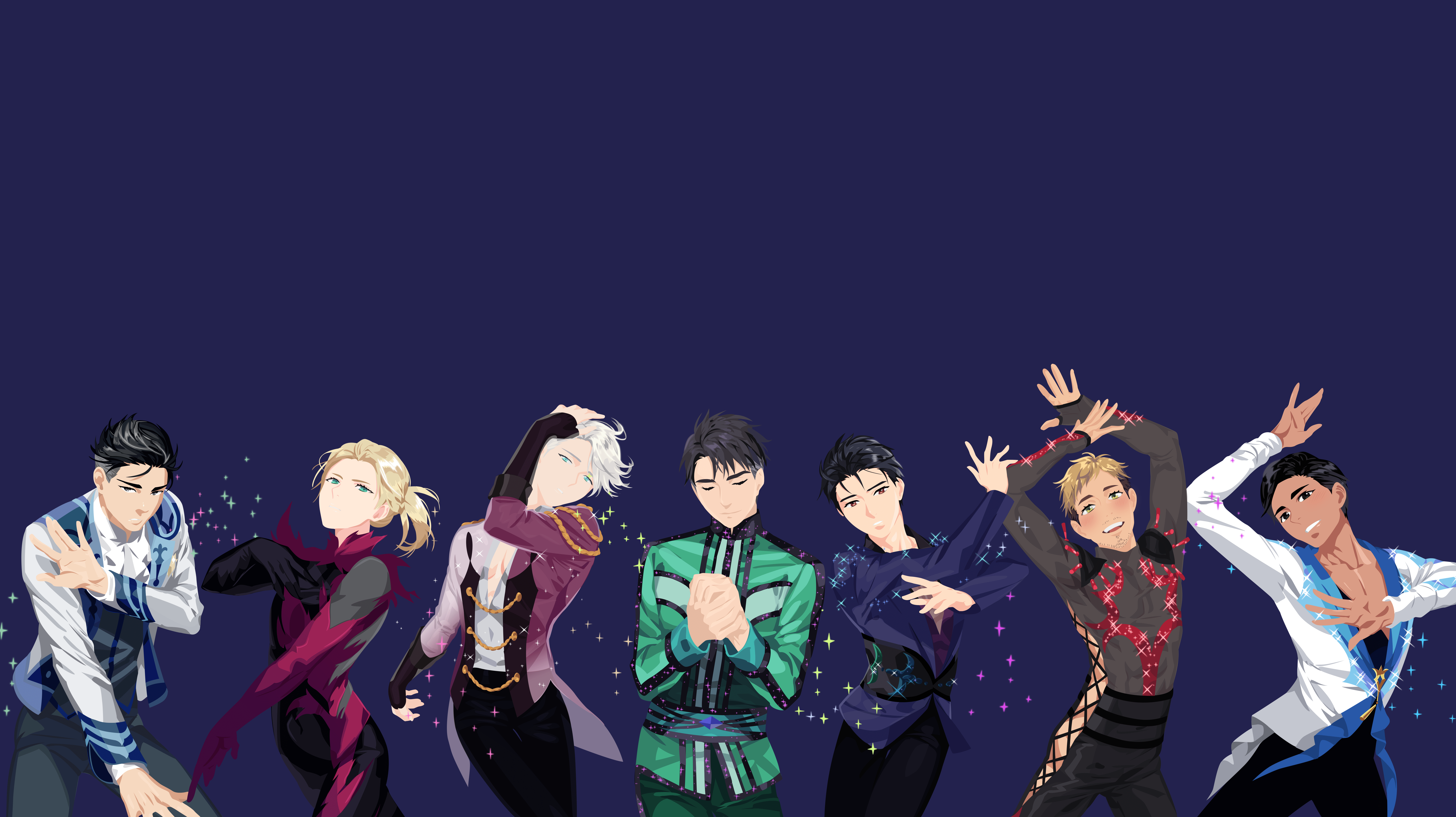 Yuri!!! On Ice 4k Ultra HD Wallpaper Background Image 7360x4128