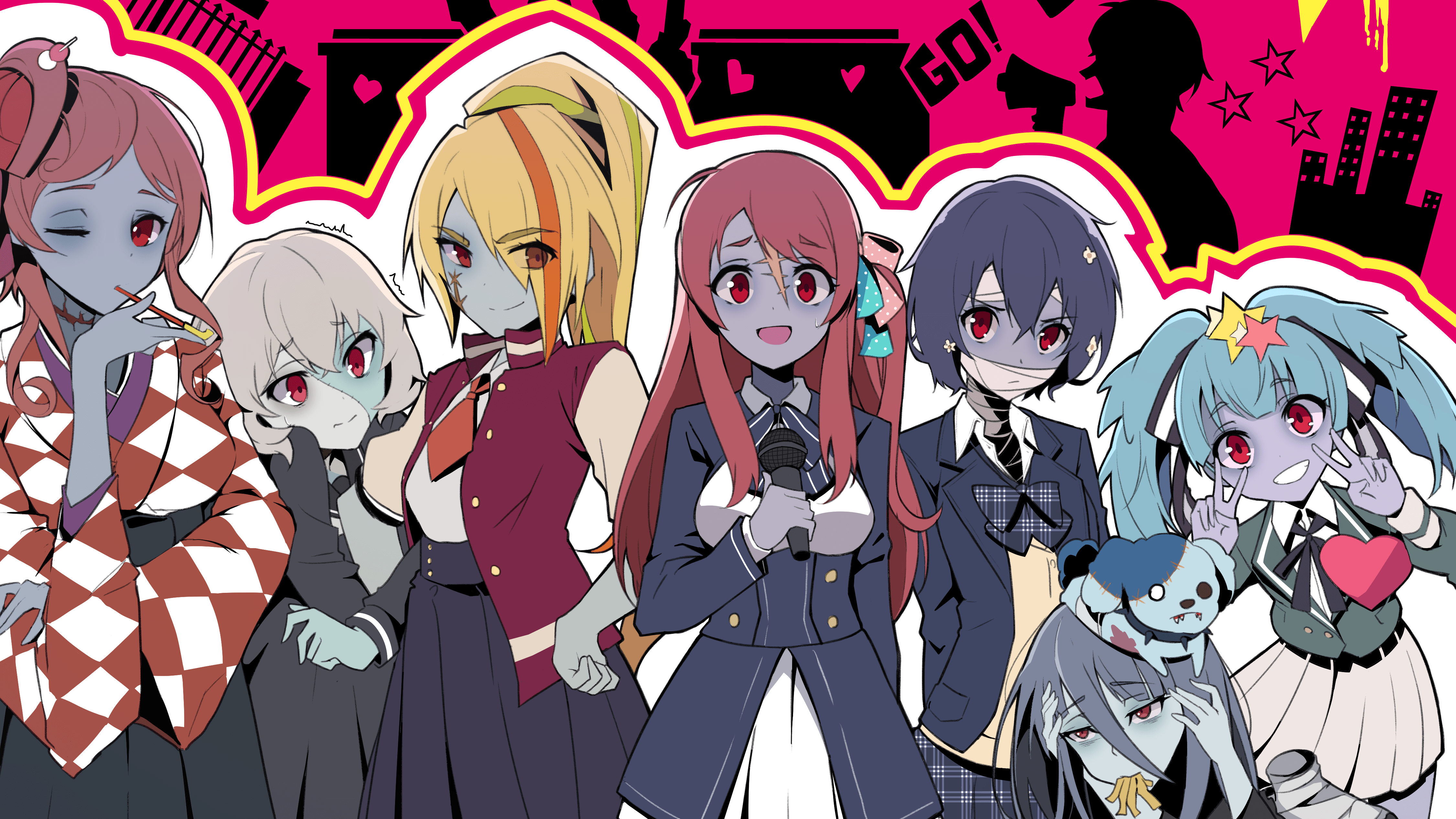 Zombie Land Saga 4k Ultra HD Wallpaper Background Image