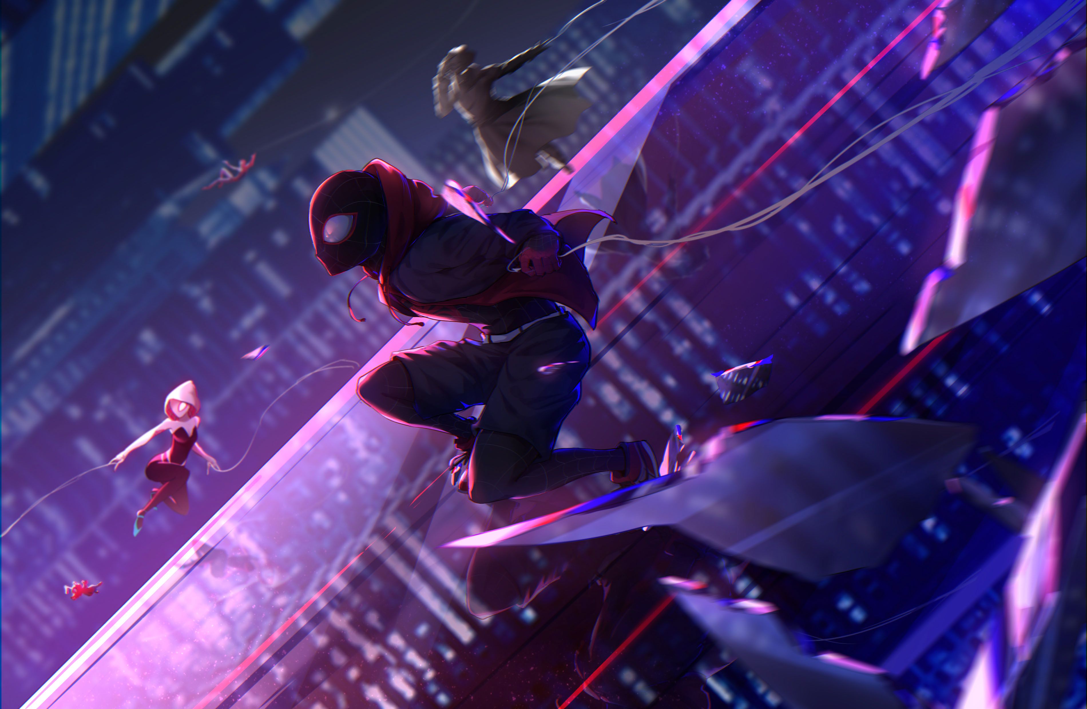 SpiderMan Into The SpiderVerse HD Wallpaper
