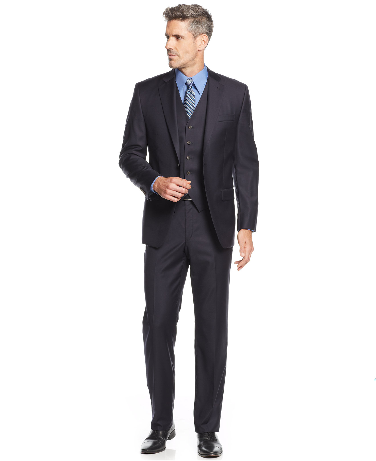 MALE MODELS IN SUITS TREY GRILEY FOR MACY'S