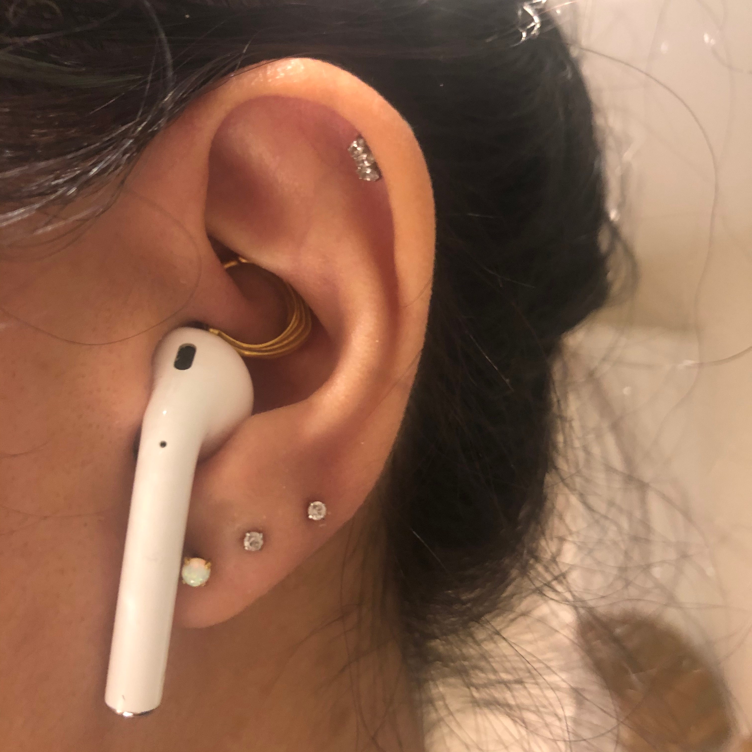 Wearing inear earphones with a daith? r/piercing