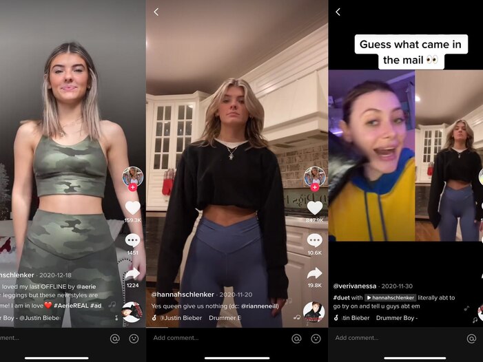 A top Aerie marketing exec reveals how the brand leveraged a viral TikTok video to sellout