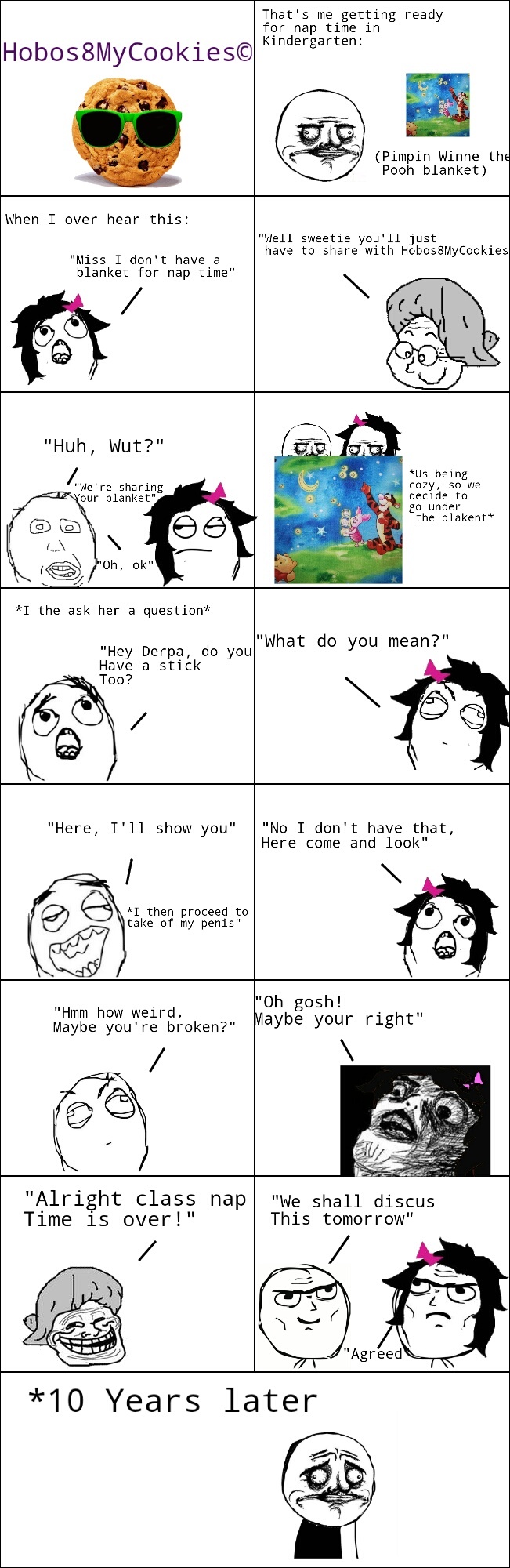 I haven't seen the girl since kindergarten, we discussed maters the