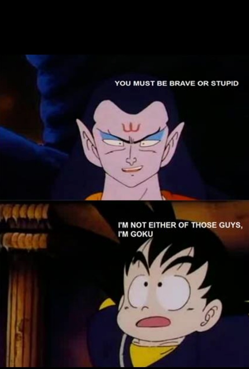 Got to love Kid Goku's innocence Meme by ElZany88 ) Memedroid