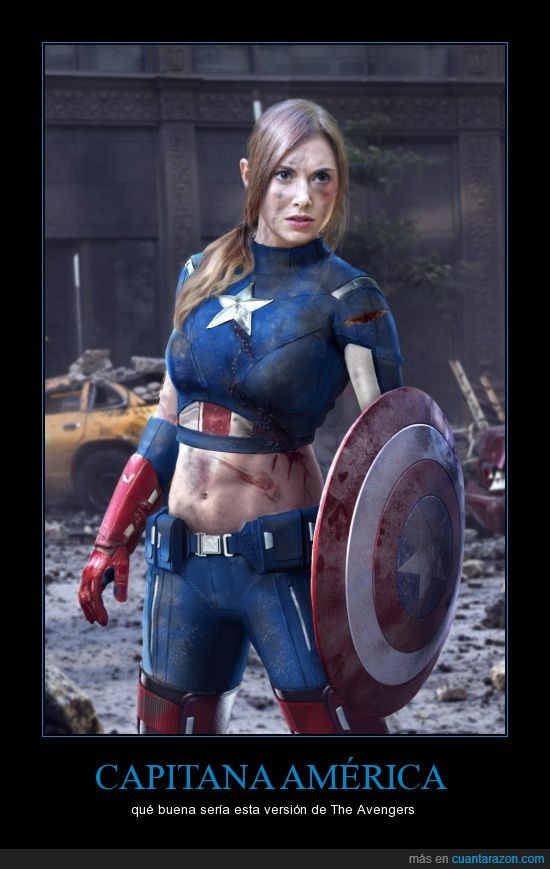 capitana america Meme subido por javiercasado ) Memedroid