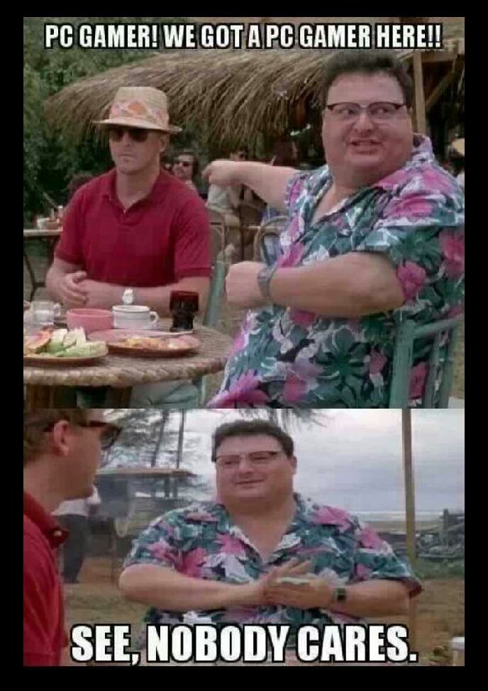 Nobody Cares Meme Jurassic Park