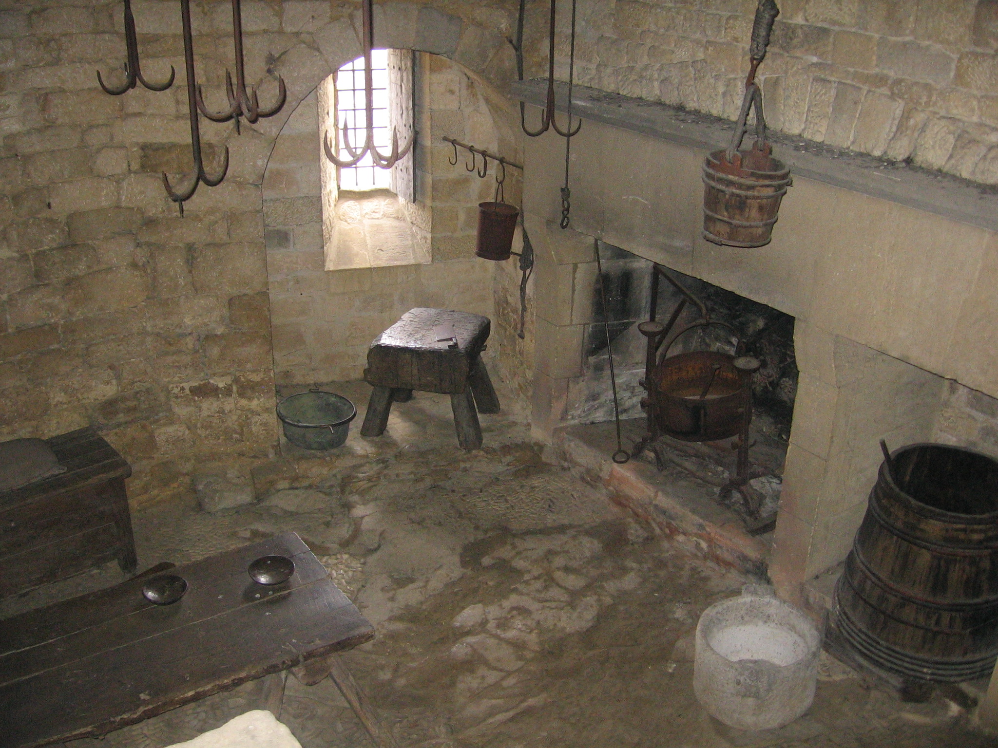 Medieval Kitchen at Beynac Castle Pics4Learning